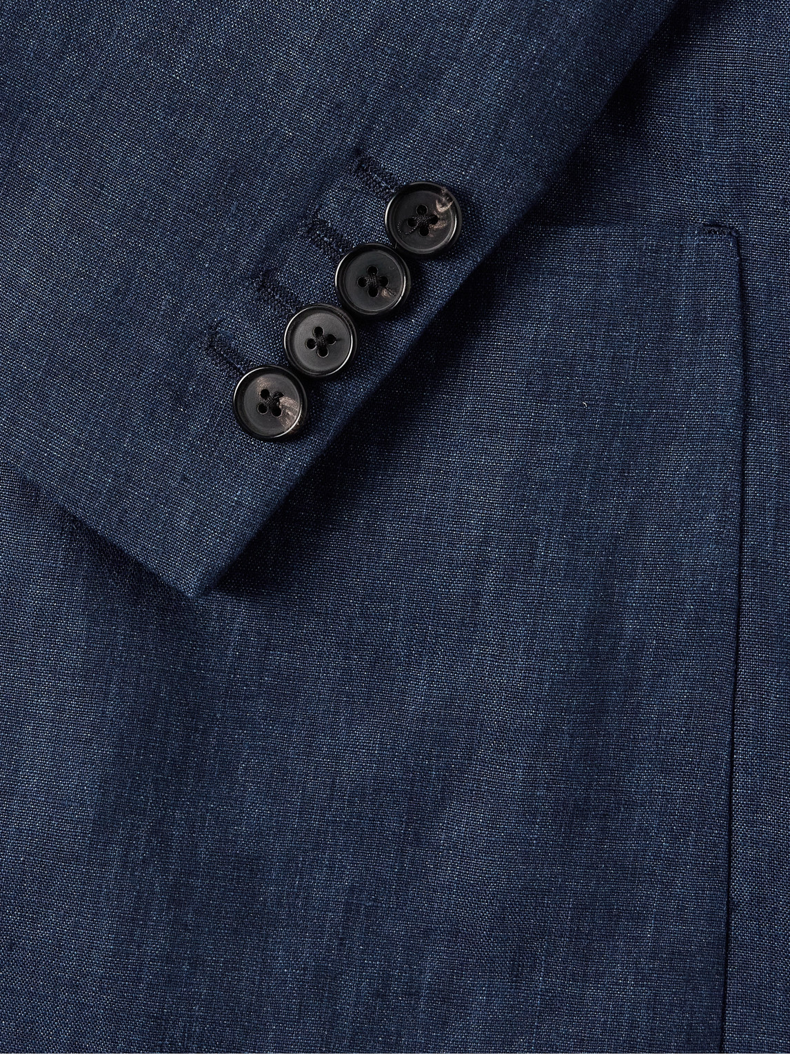 PAUL SMITH DELAVE UNSTRUCTURED DOUBLE-BREASTED LINEN BLAZER