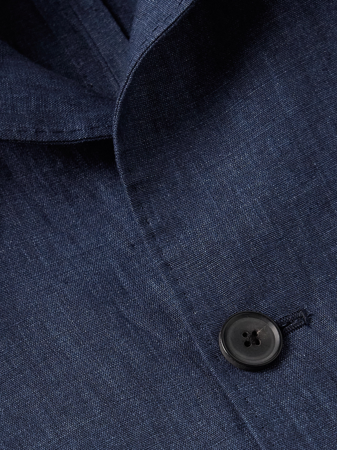 Shop Paul Smith Delave Linen Chore Jacket In Blue