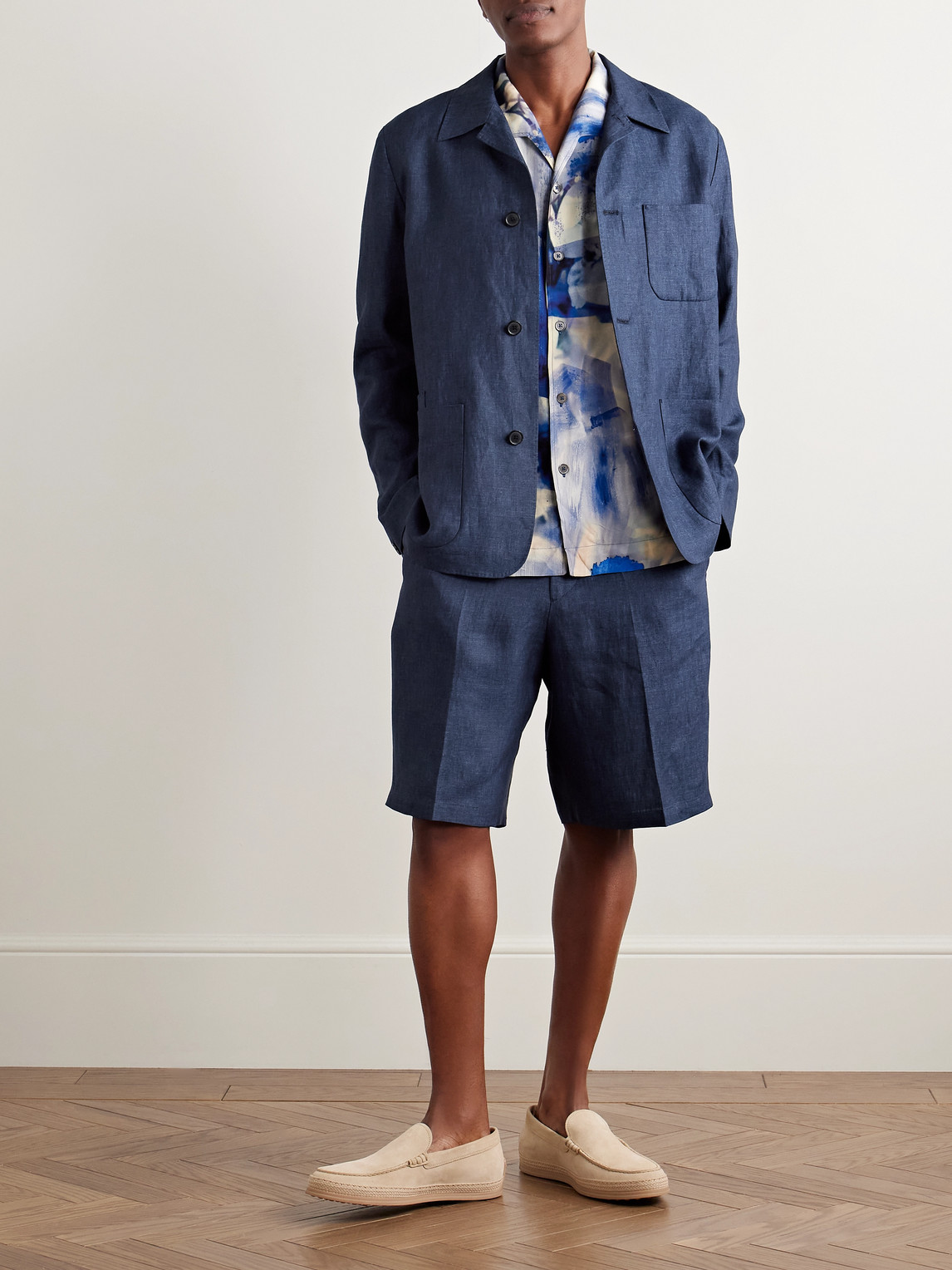 PAUL SMITH DELAVE LINEN CHORE JACKET