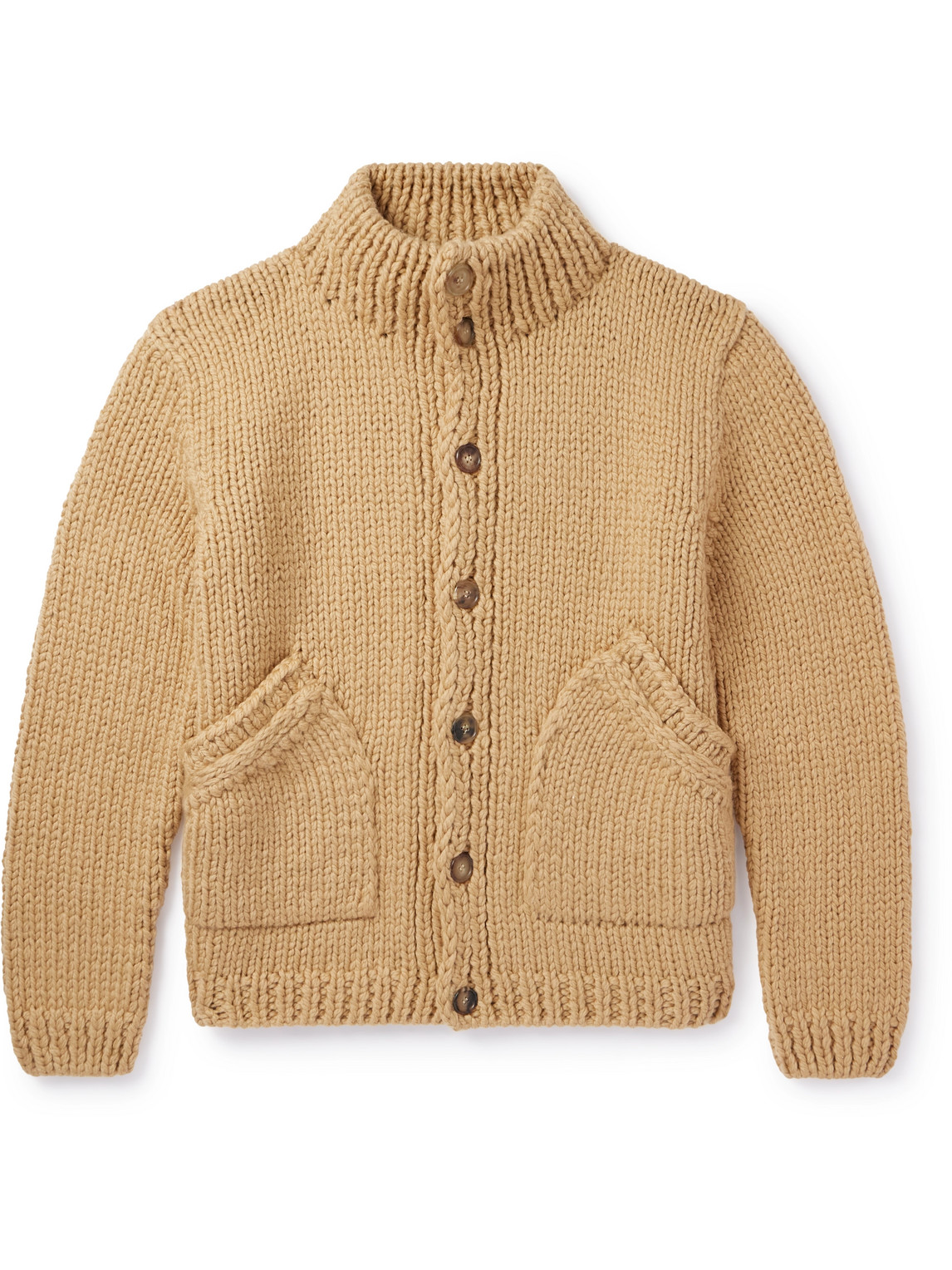 Ribbed Wool Cardigan