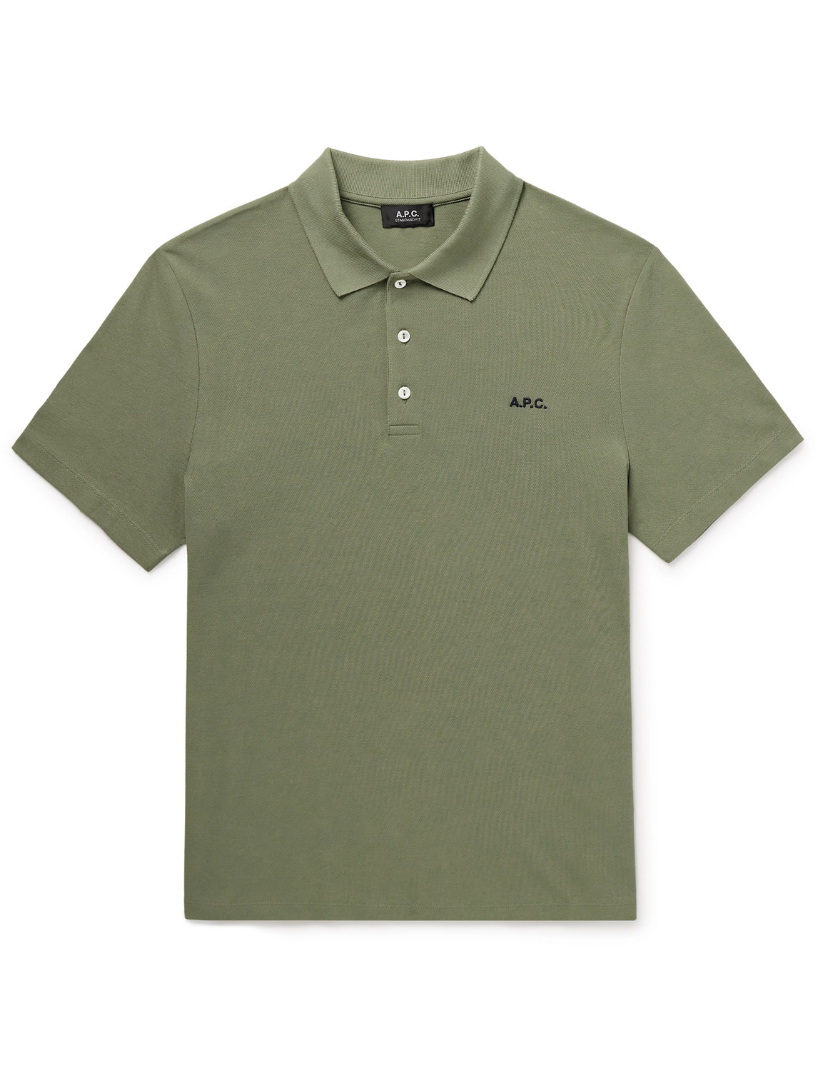 Standard Logo-Embroidered Organic Cotton-Piqué Polo Shirt