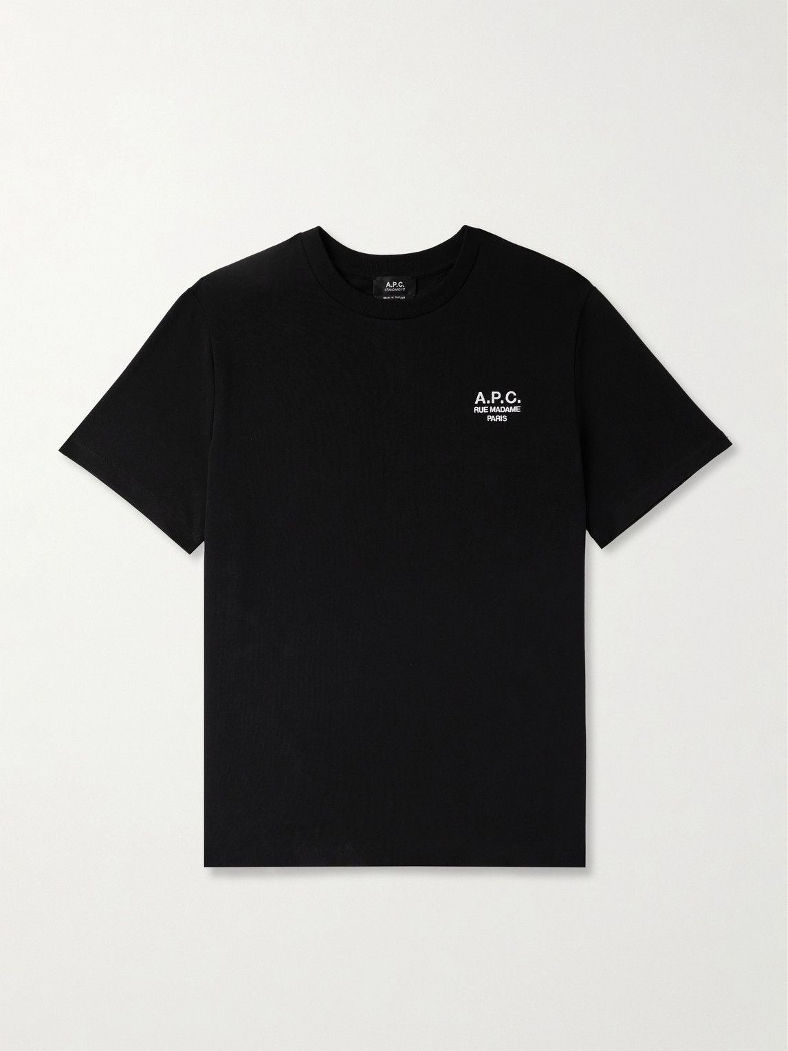 A.P.C. Logo-Embroidered Cotton-Jersey T-Shirt - Men