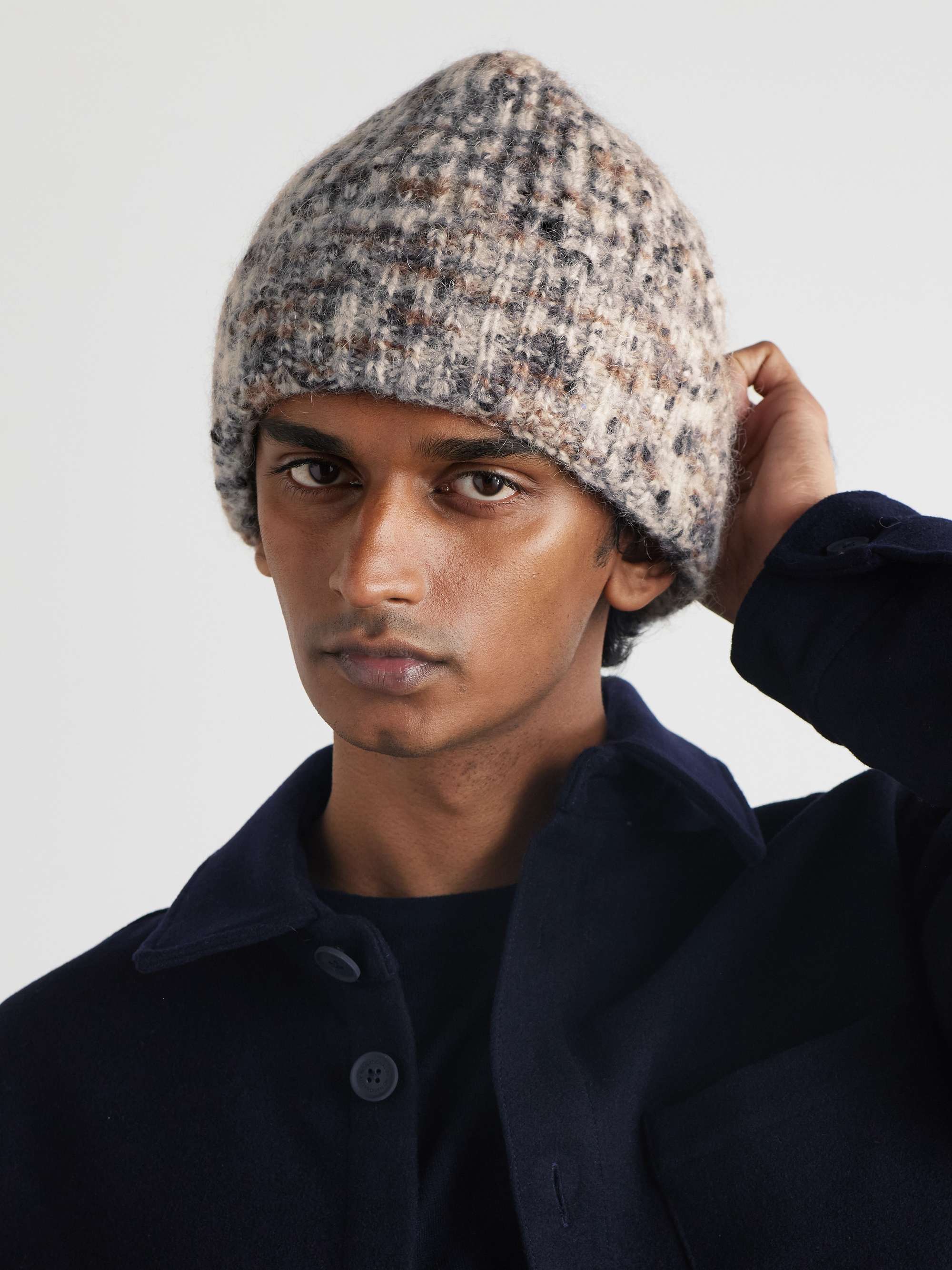 A.P.C. Happy Ribbed-Knit Beanie for Men | MR PORTER