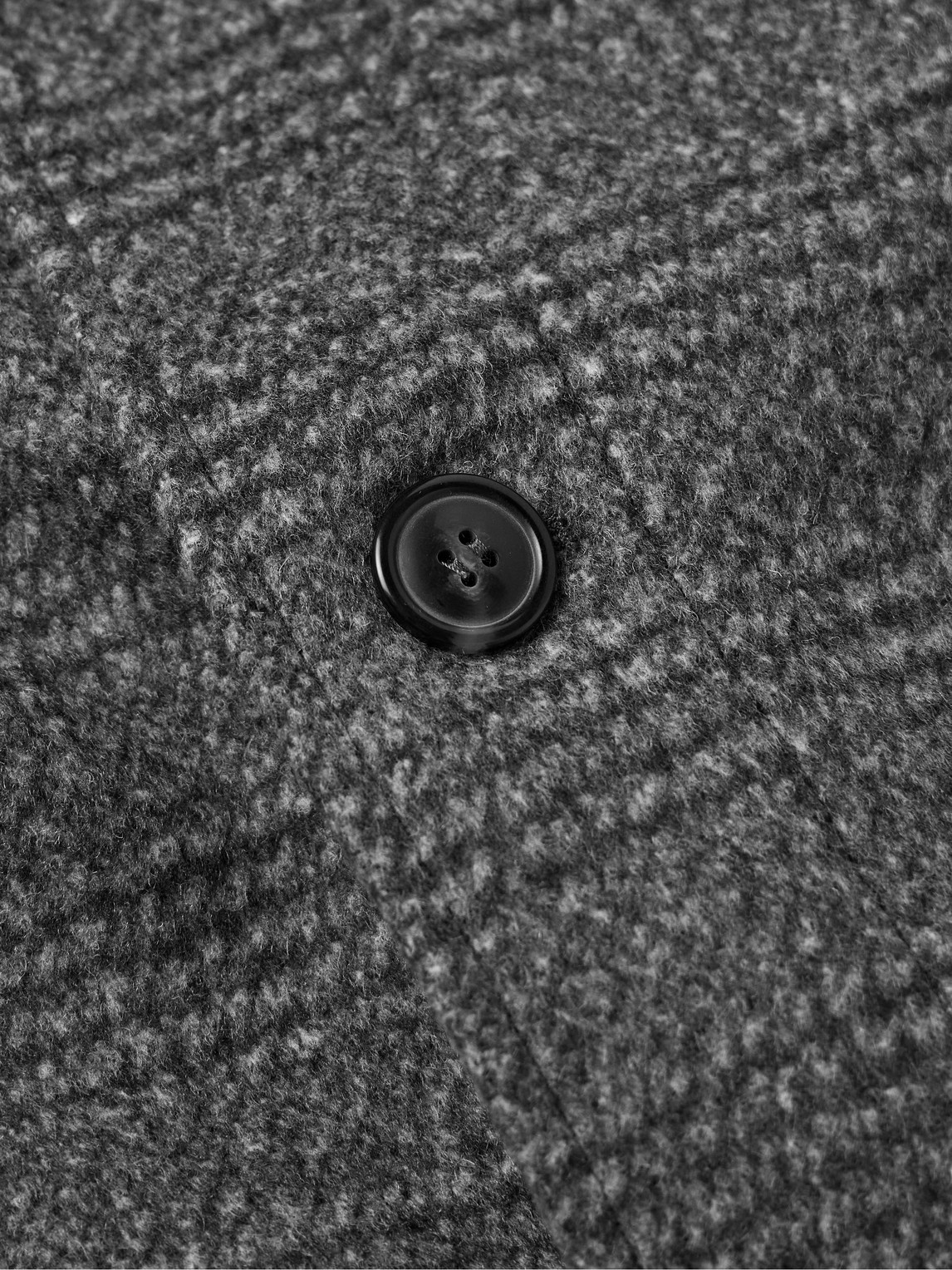 APC PETE CHECKED WOOL-BLEND COAT