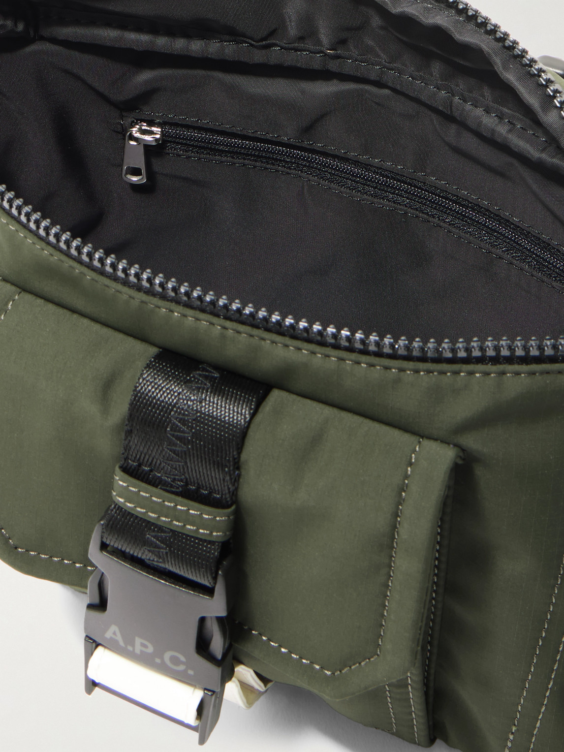 Apc Trek Shell Messenger Bag In Green