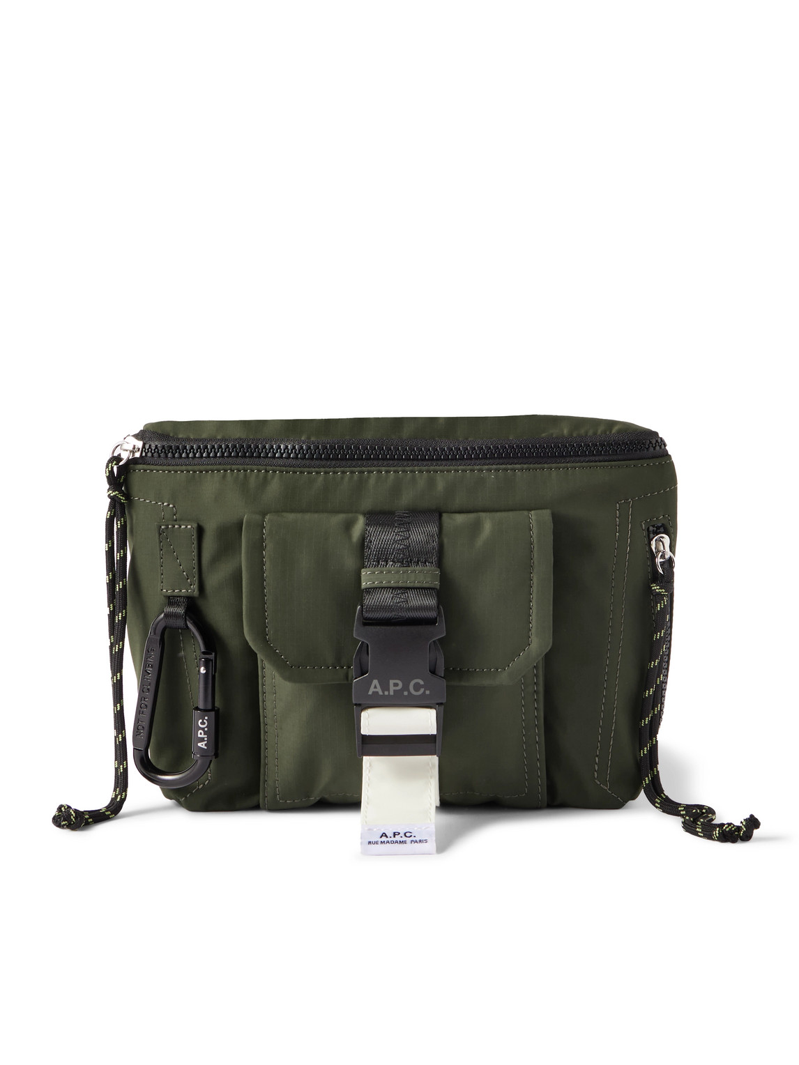 Apc Trek Shell Messenger Bag In Green
