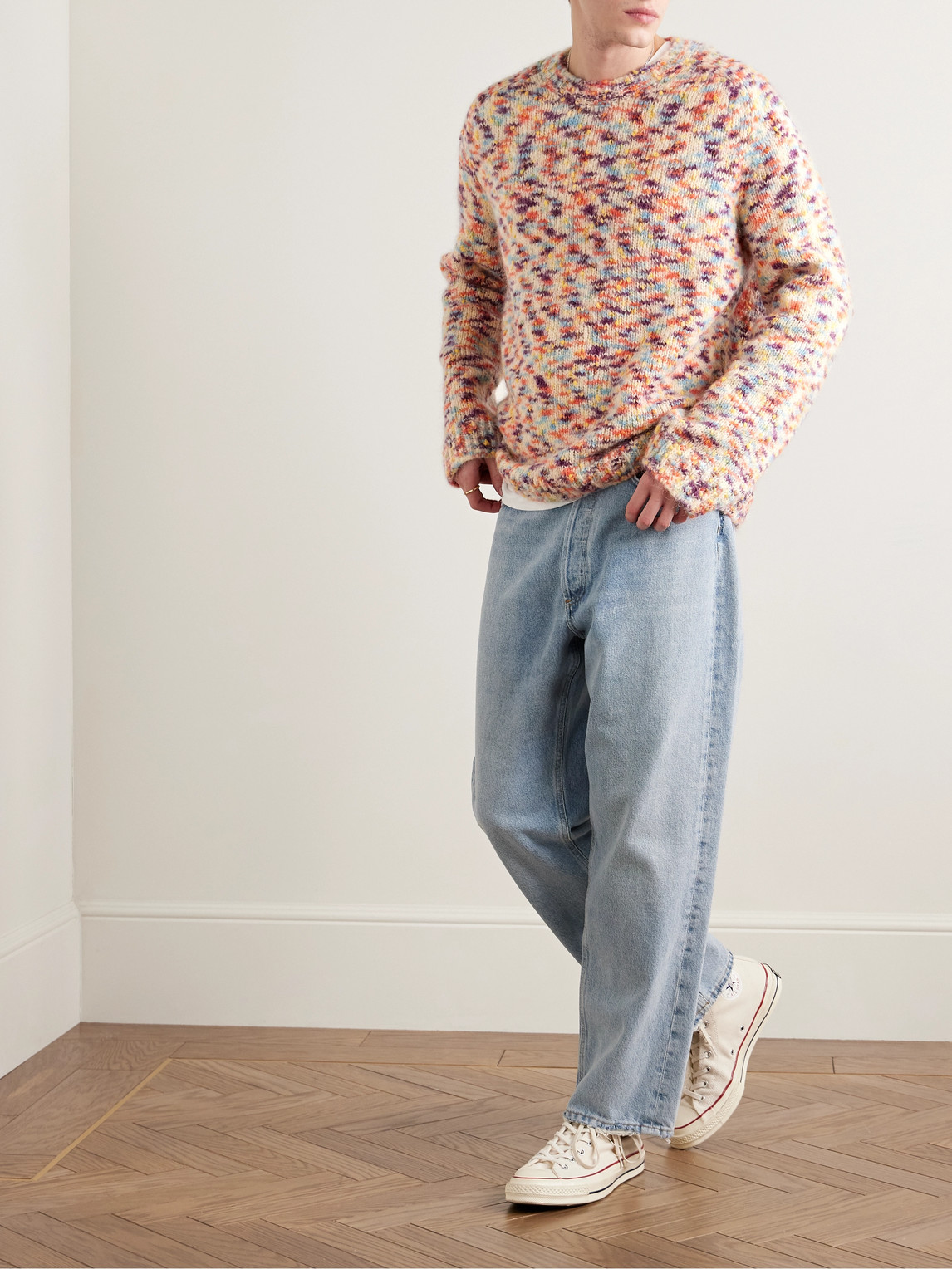 Apc Knitted Sweater In Multi