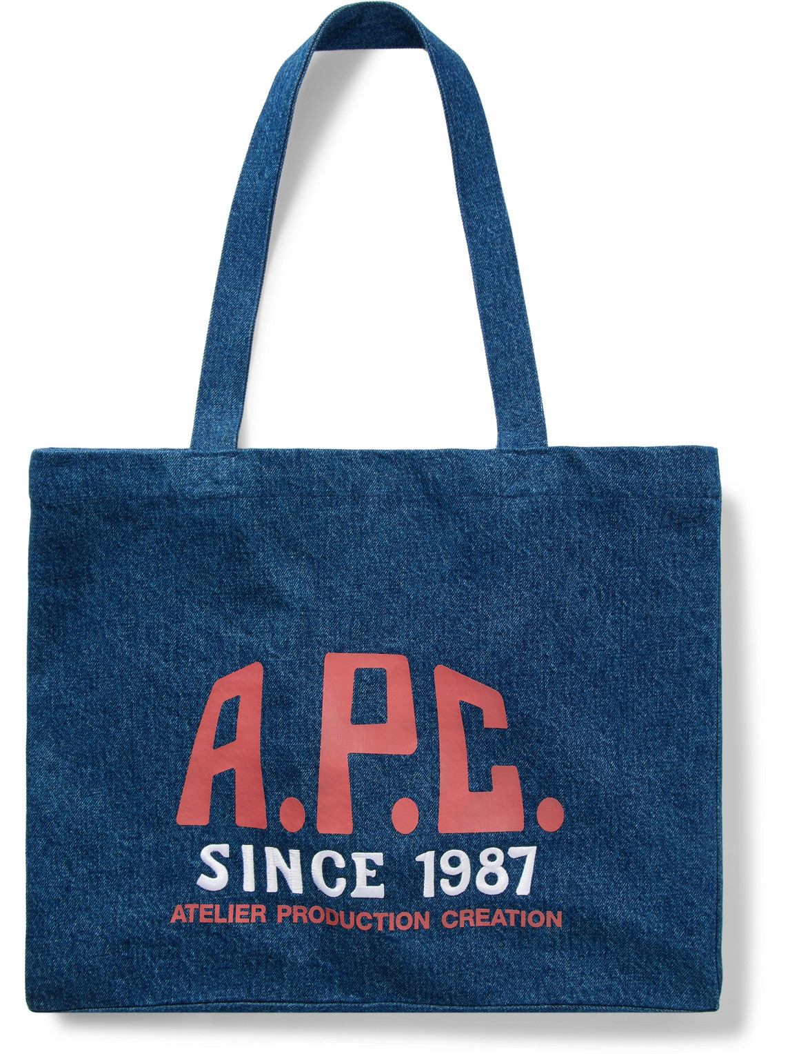 Apc Blue Diane Carpenter Shopping Tote In Blue