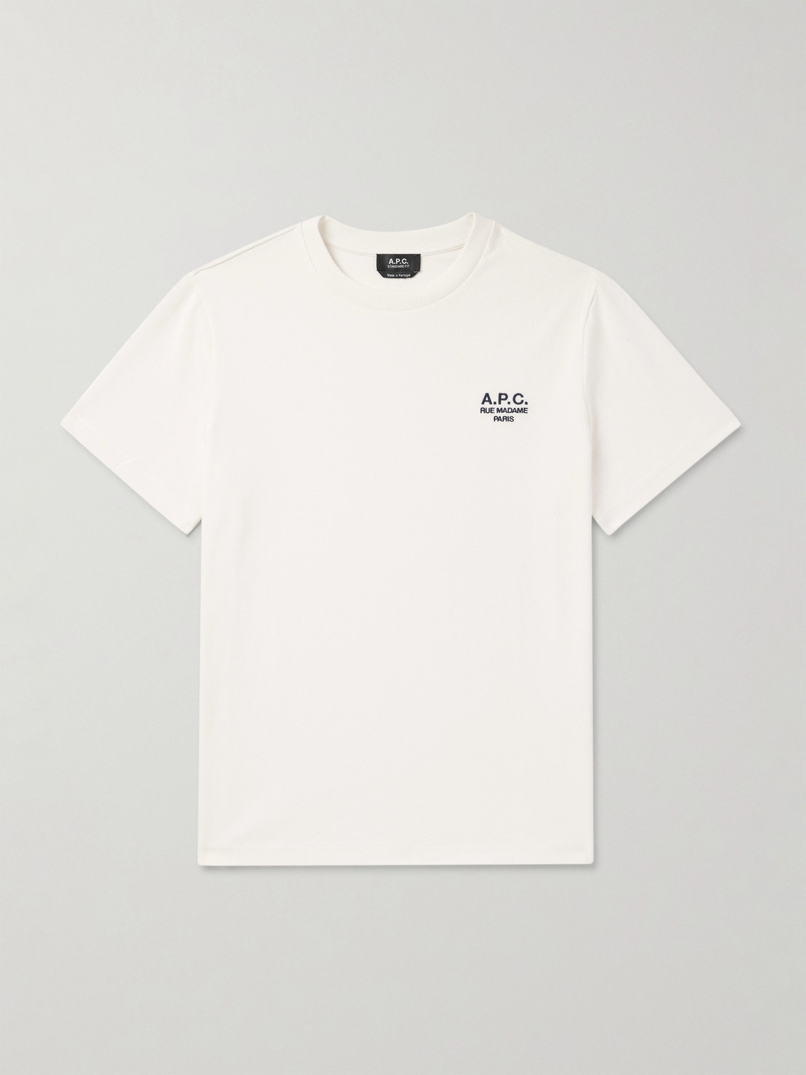 A.P.C. Logo-Embroidered Cotton-Jersey T-Shirt - Men