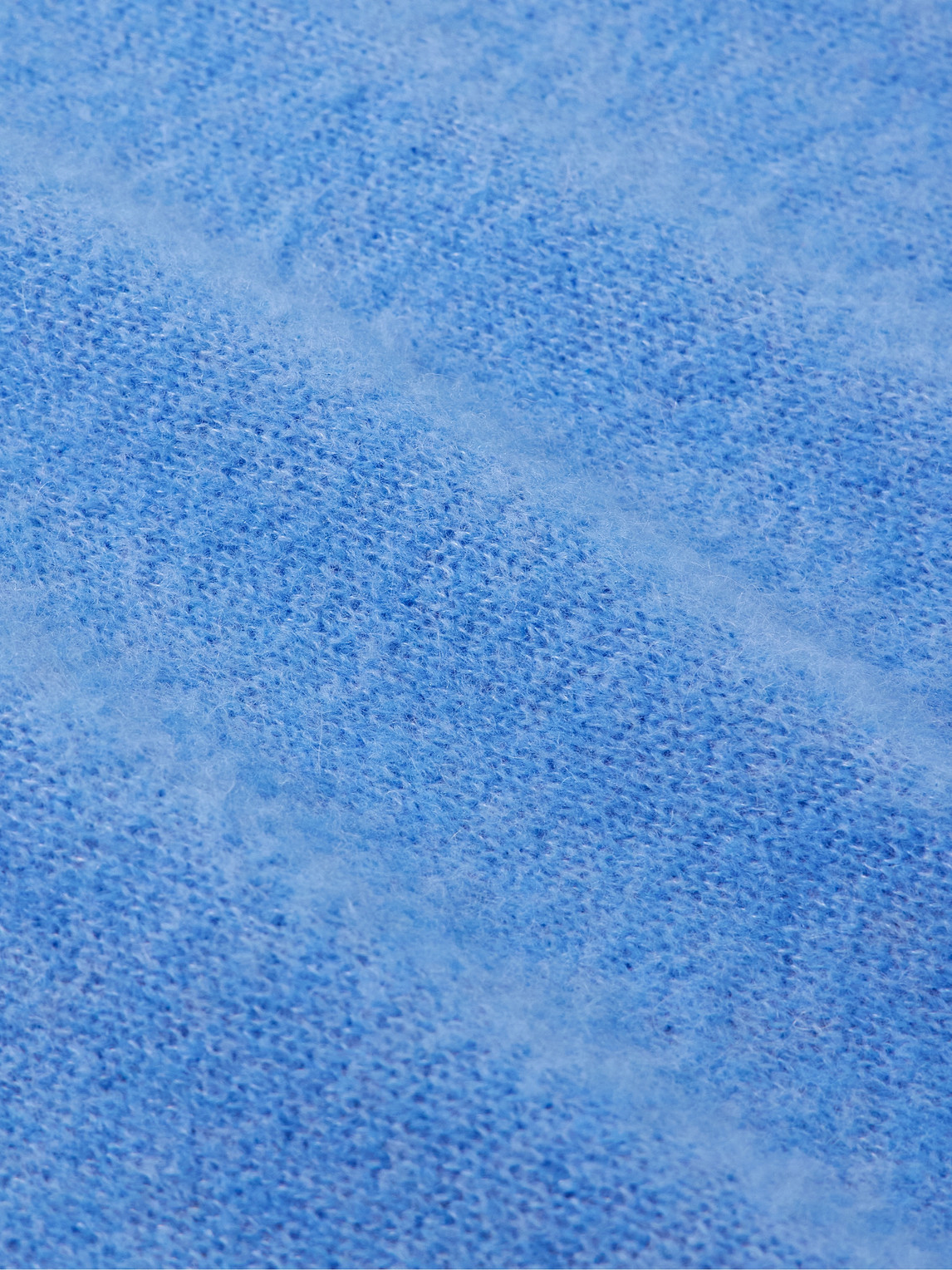 Apc Tyler Alpaca-blend Mock-neck Sweater In Blue