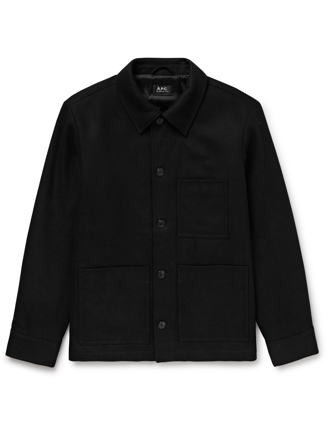 Emile Wool-Blend Felt Overshirt