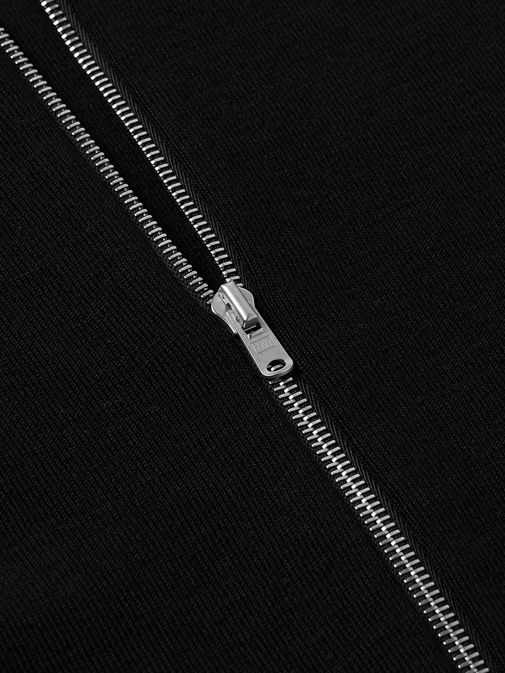 S.N.S. HERNING Naval Virgin Wool Zip-Up Cardigan