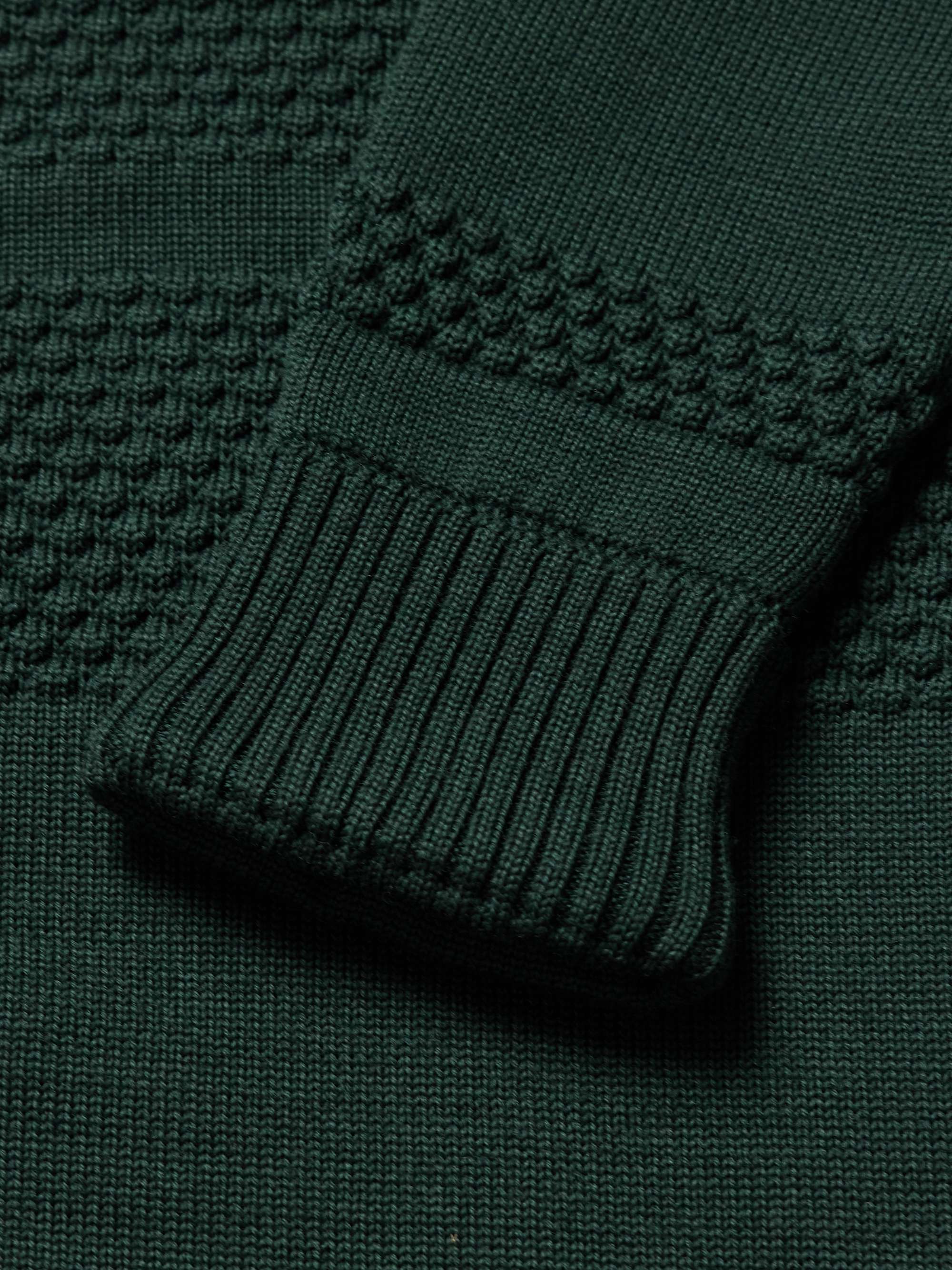 S.N.S. HERNING Virgin Wool Zip-Up Cardigan