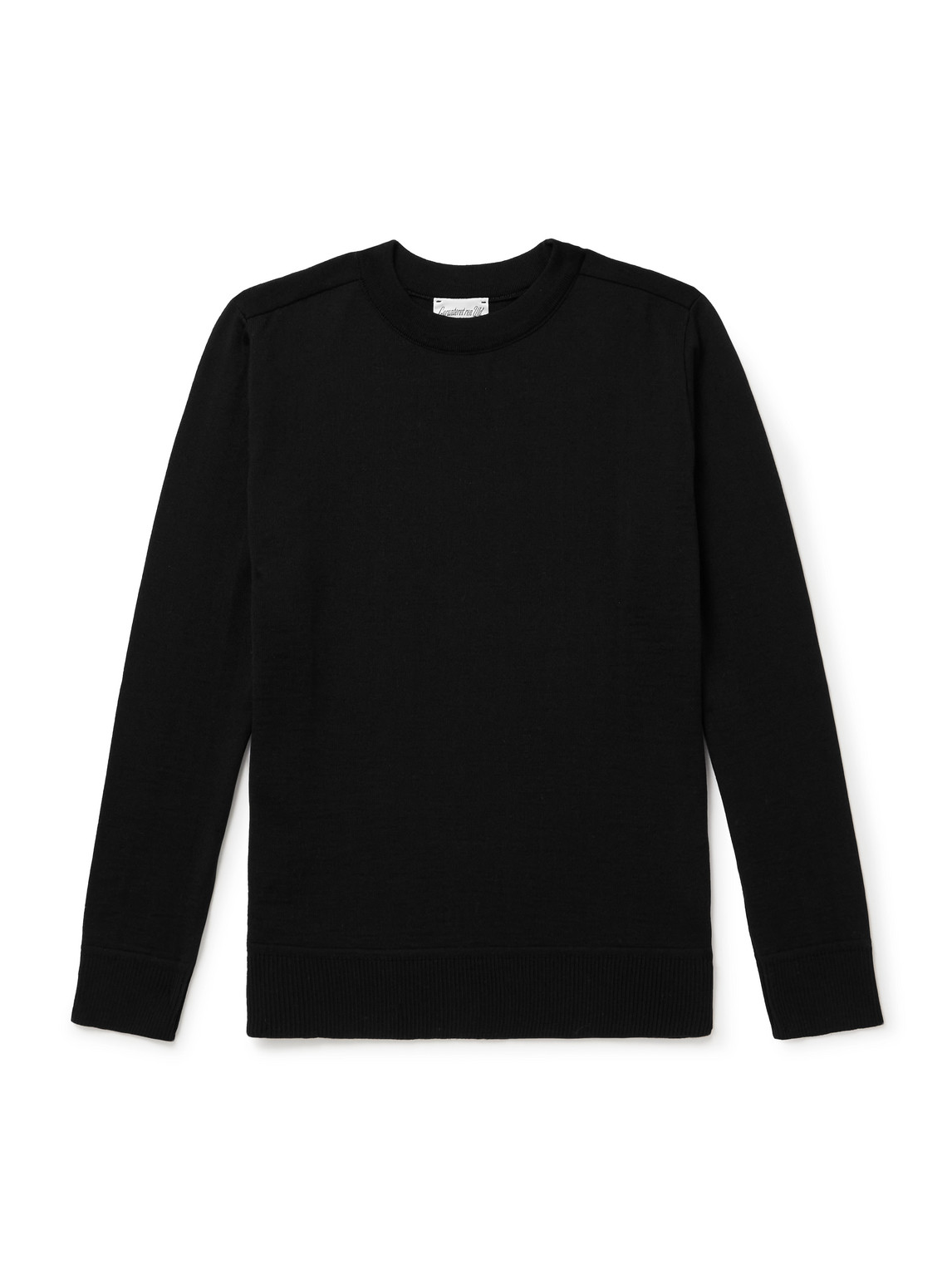 S.n.s Herning Nimbus Slim-fit Virgin Wool Sweater In Blue