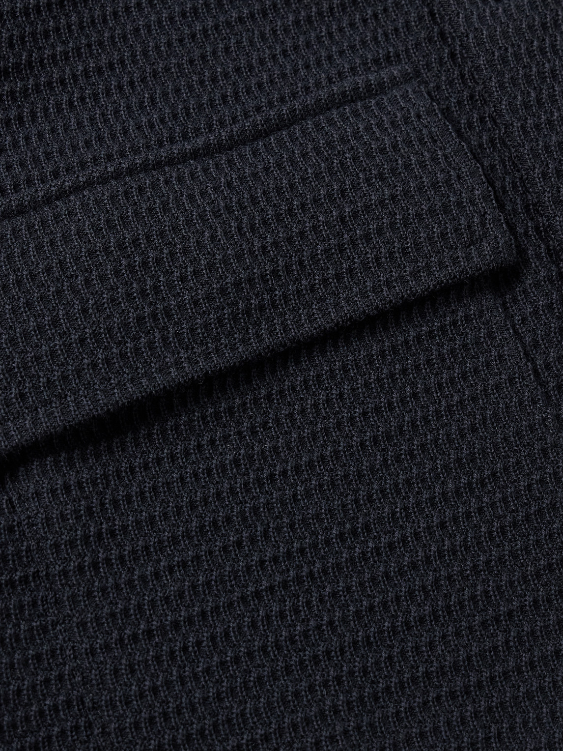 S.n.s Herning Radial Textured Virgin Wool Jacket In Blue
