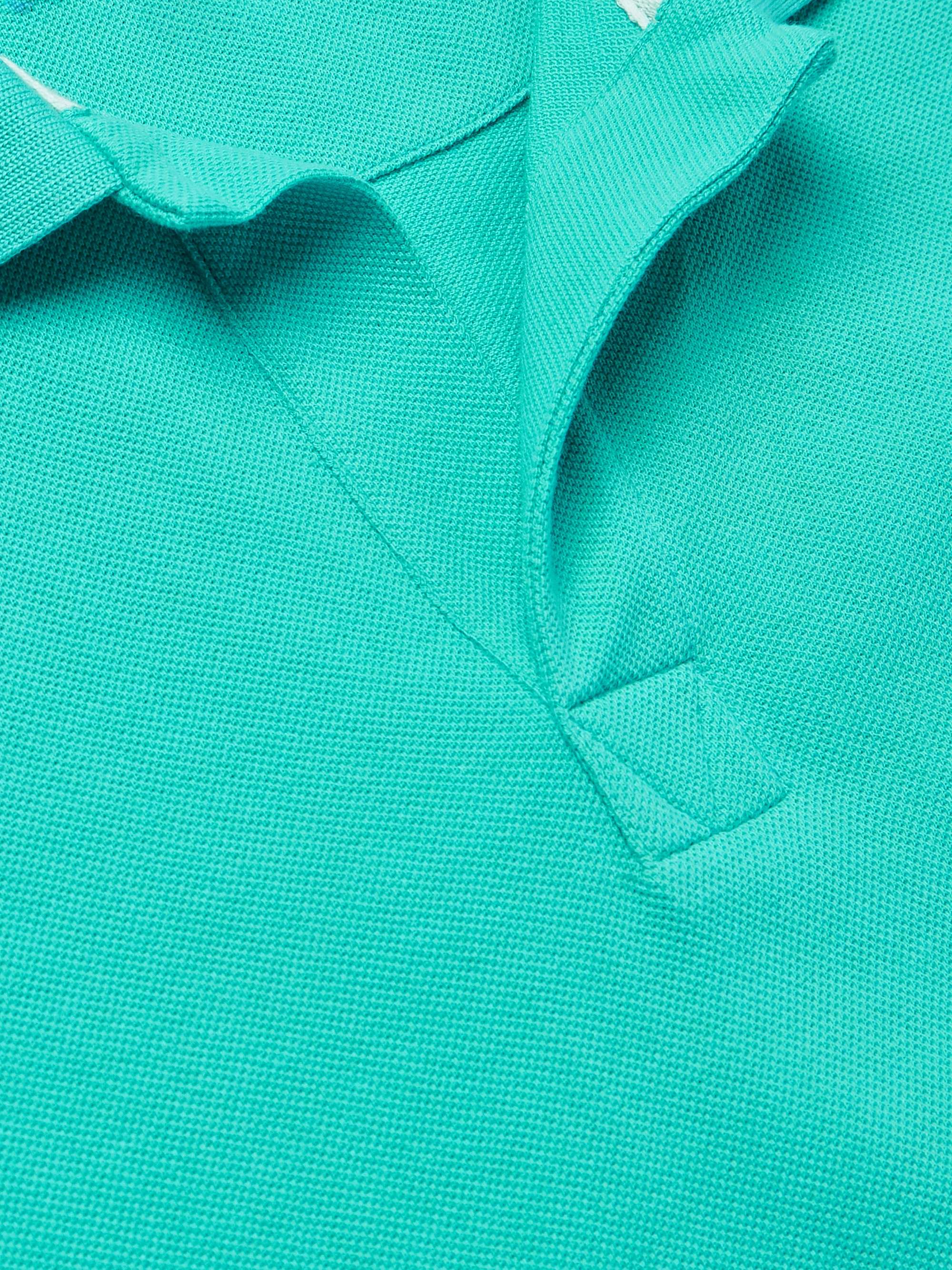 VILEBREQUIN Slim-Fit Logo-Embroidered Cotton-Piqué Polo Shirt