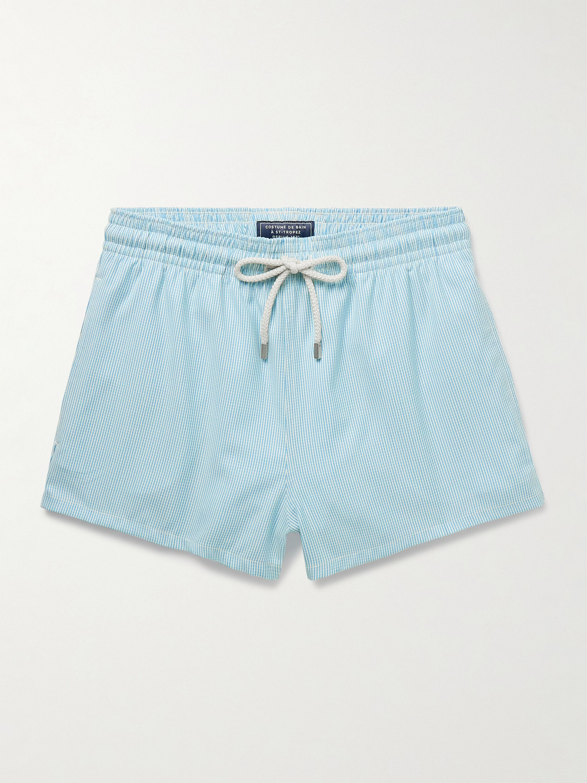 Vilebrequin Milton lim-Fit hort-Length triped Wool-Blend wim horts - Men