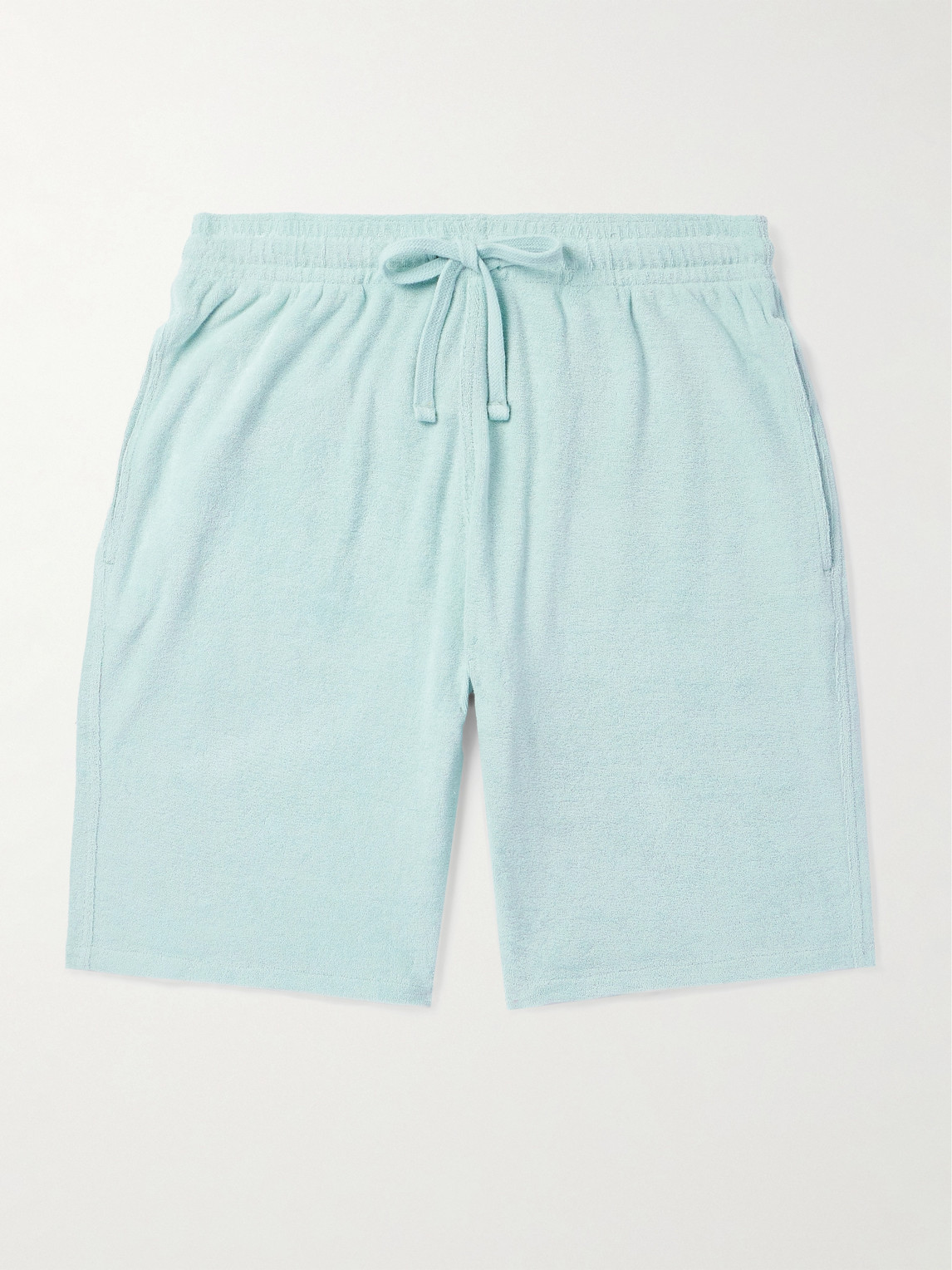 Vilebrequin Bolide traight-Leg Organic Cotton-Blend Terry Drawstring horts - Men