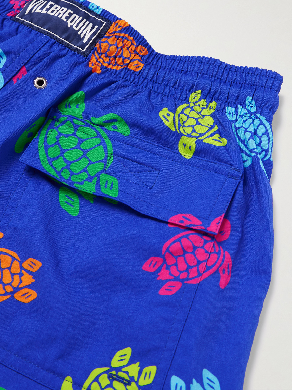 Vilebrequin Tortoise Print Swim Shorts In Blue