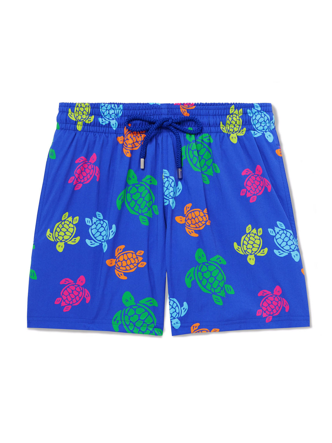 Vilebrequin Tortoise Print Swim Shorts In Blue
