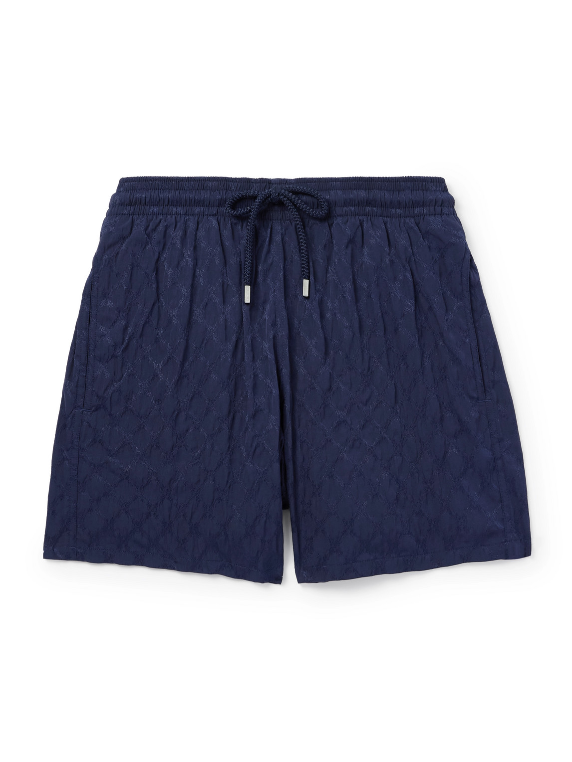 Vilebrequin Moorea Jacquard Swim Shorts In Blue
