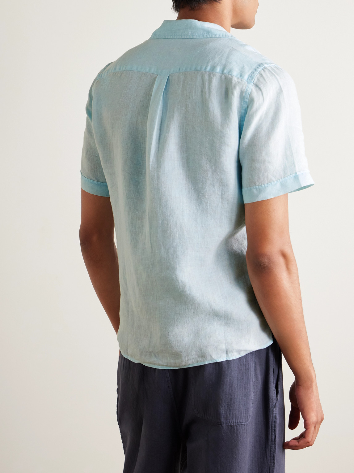 Vilebrequin Charli Camp-collar Linen Shirt