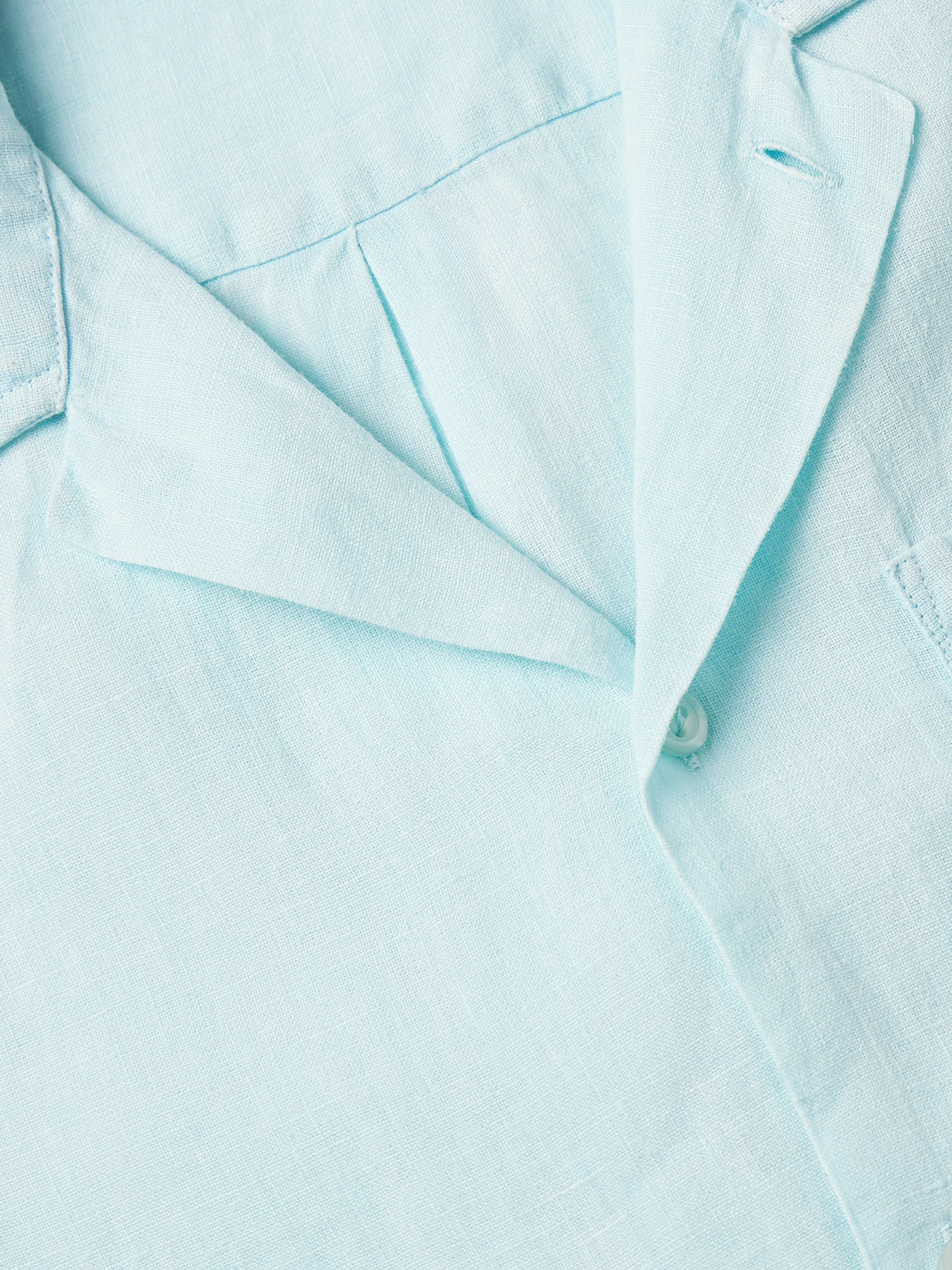 Vilebrequin Charli Camp-collar Linen Shirt