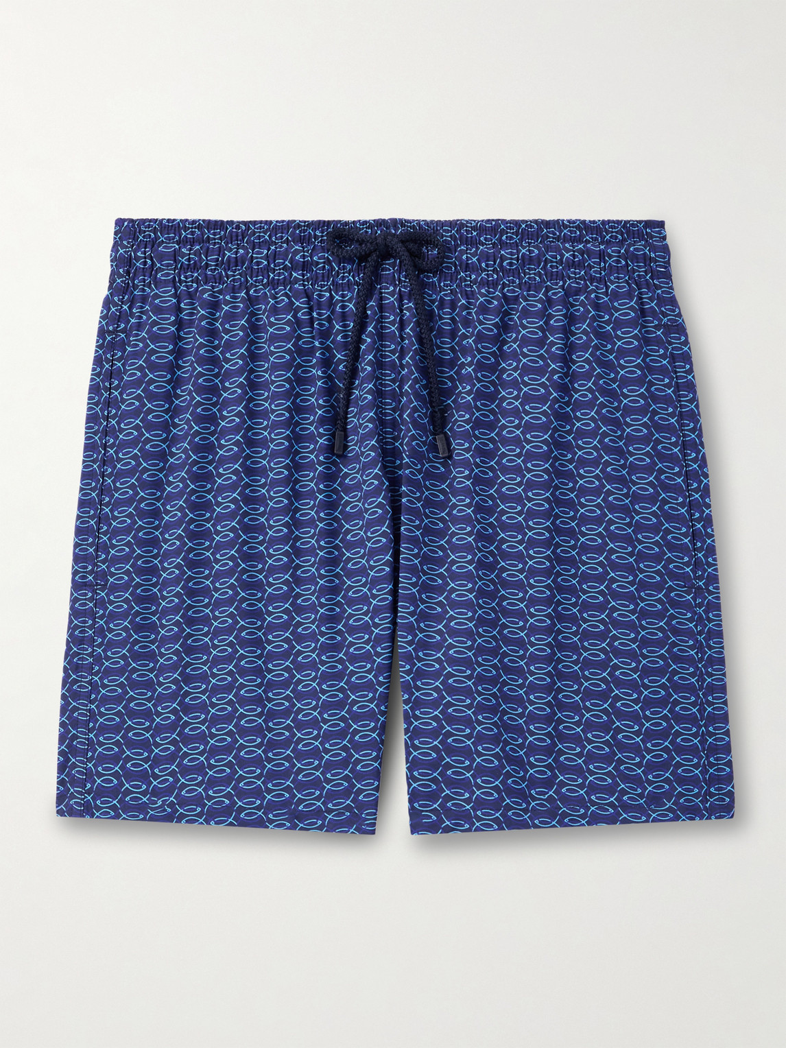 Vilebrequin oopea Straight-Leg id-Length Printed Wool Swim Shortsen