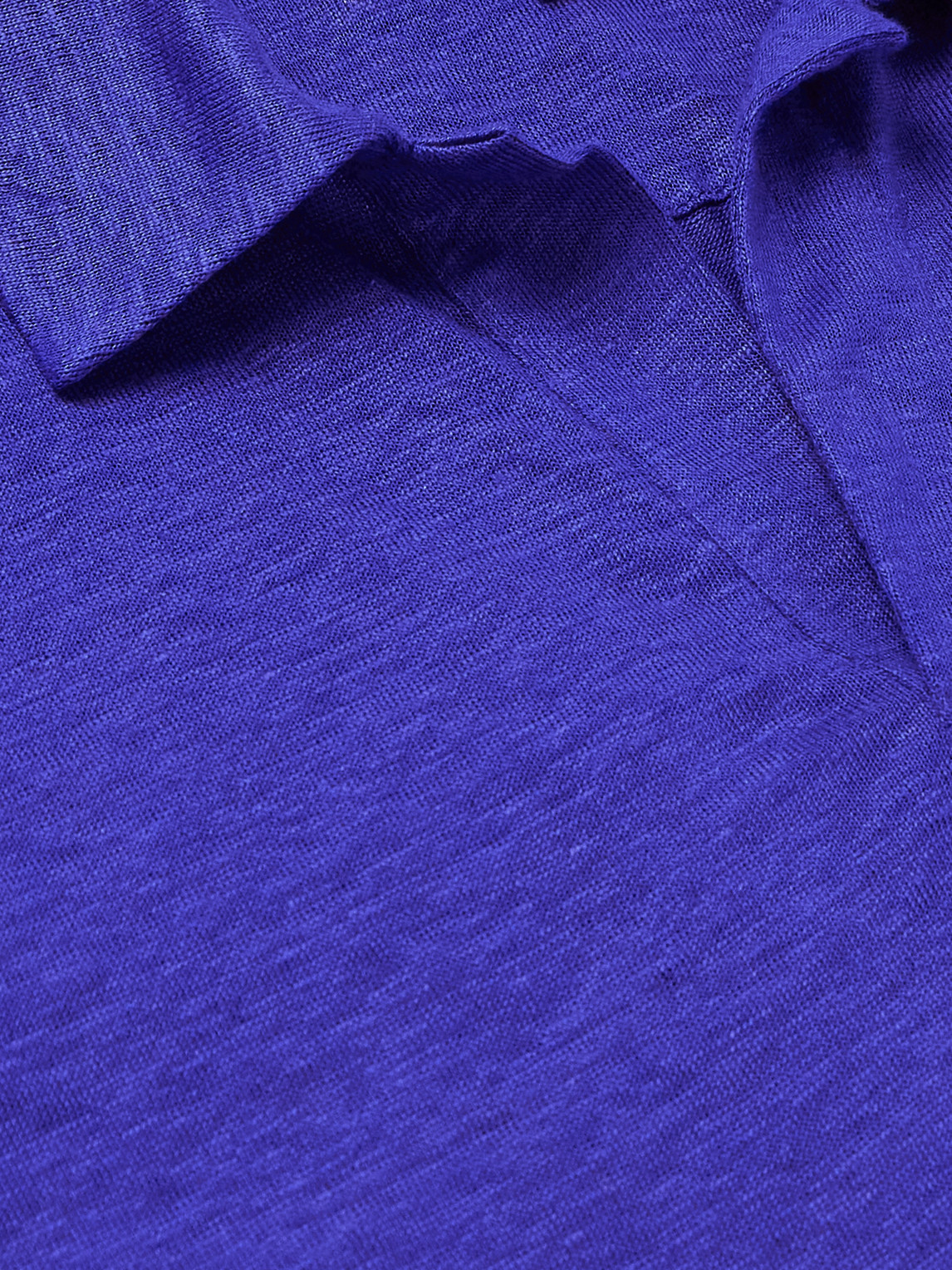  Vilebrequin - Pyramid Linen-jersey Polo Shirt - Men - Blue - M 