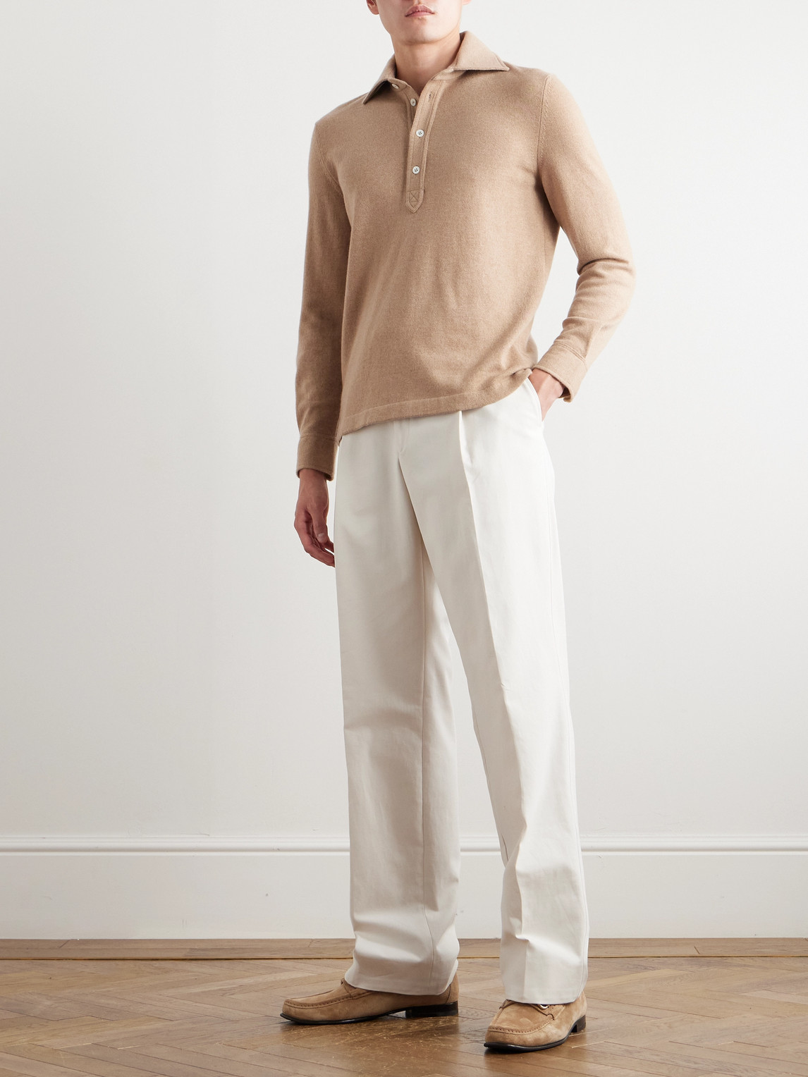 Brunello Cucinelli Cashmere Polo Shirt - Men