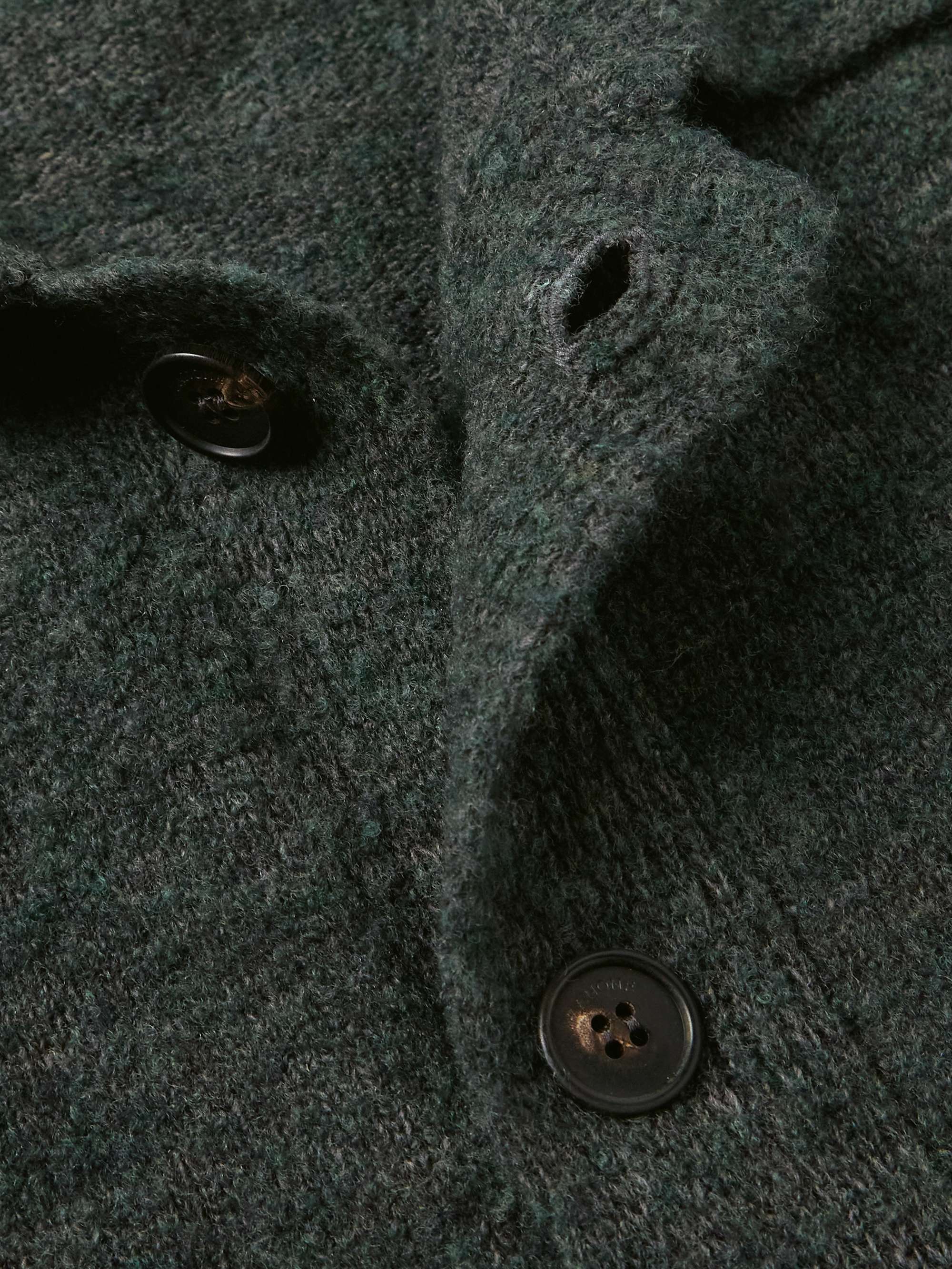 INCOTEX Zanone Slim-Fit Virgin Wool-Blend Cardigan for Men INCOTEX Zanone Slim-Fit Virgin Wool-Blend Cardigan for Men