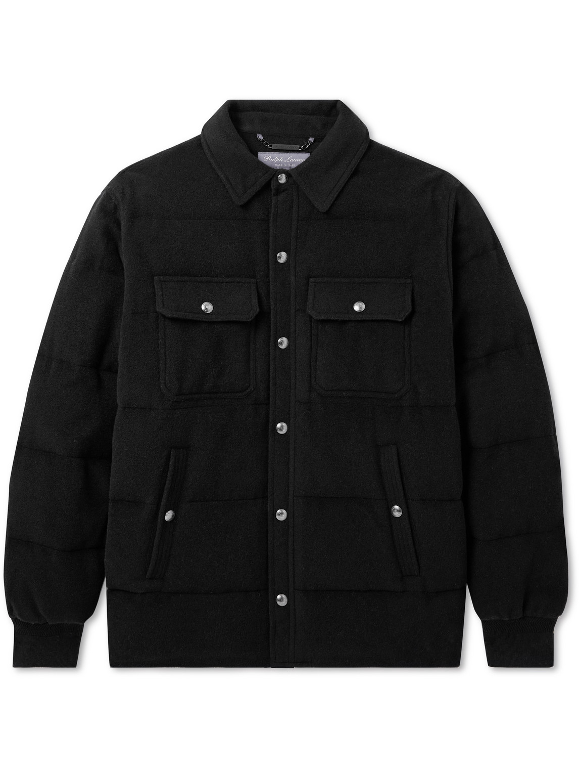 Bennett Quilted Wool-Blend Felt Down Jacket