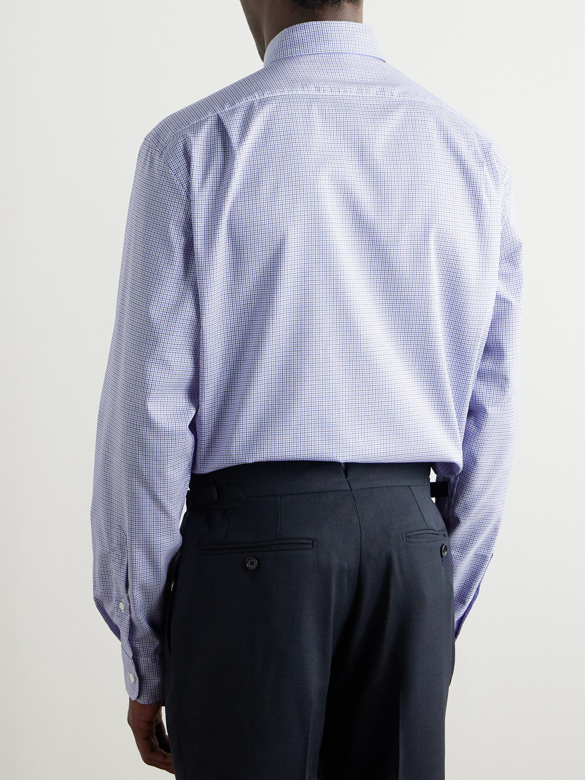 Ralph Lauren Gingham Cotton-poplin Shirt In Blue