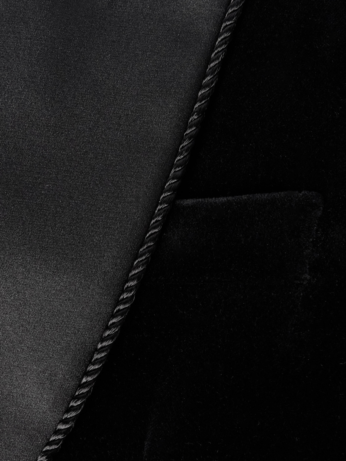 Ralph Lauren Cotton Velvet Blazer In Black