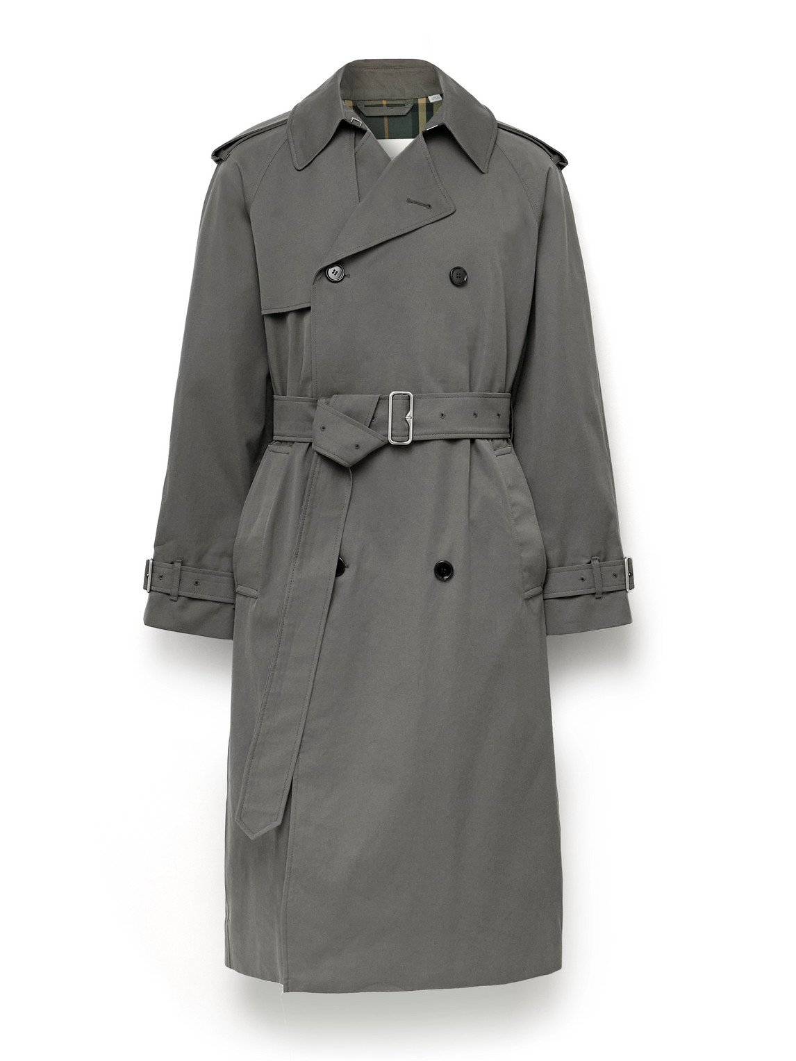 Burberry Double-Breasted Belted Cotton-Gabardine Trench Coat - Main Image