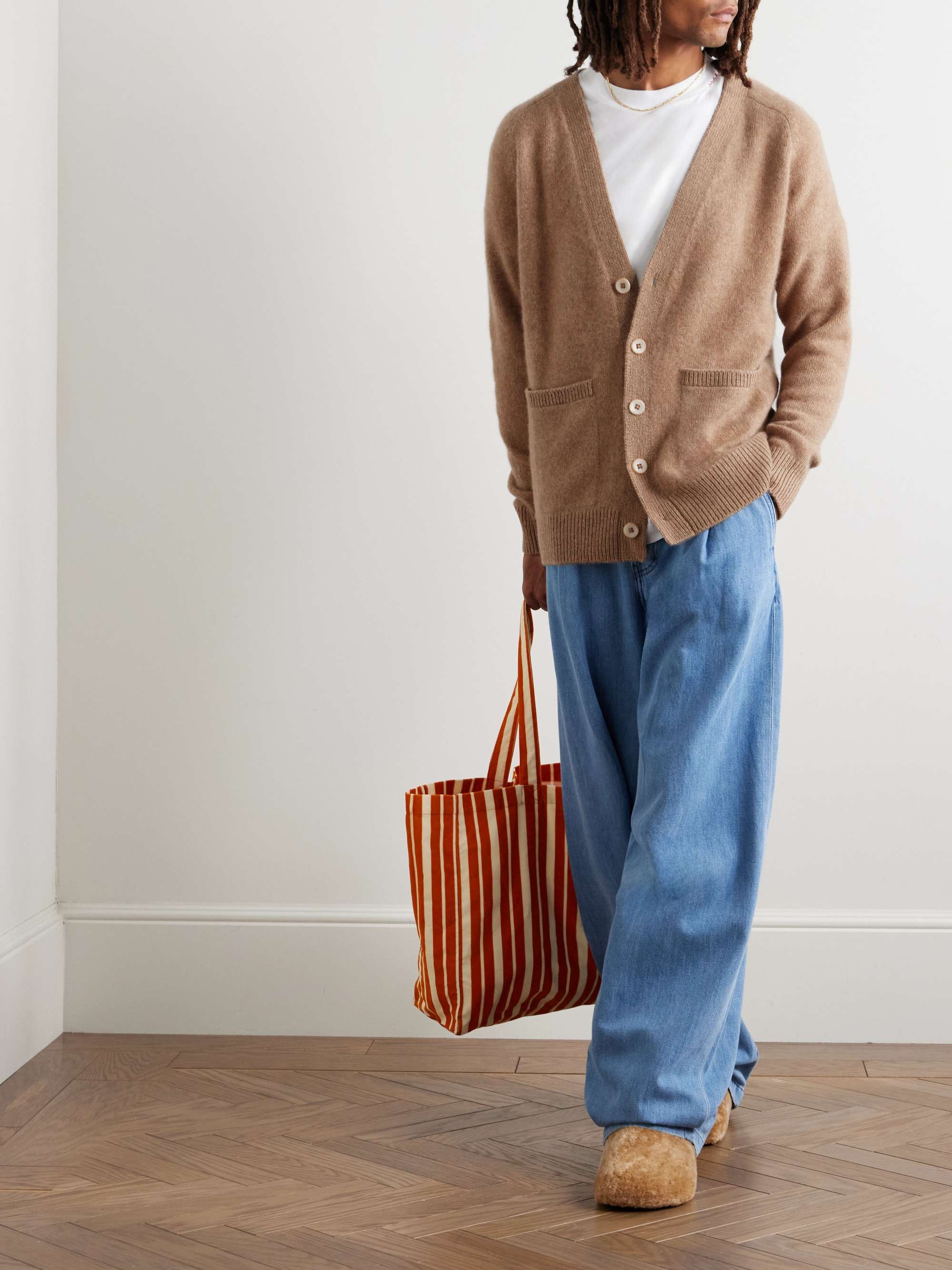 THE ELDER STATESMAN Cashmere Cardigan