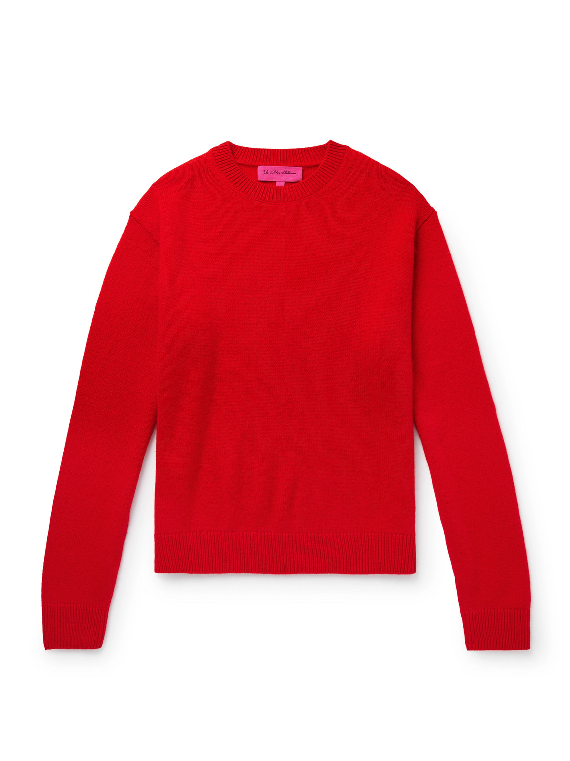 The Elder Statesman Cashmere Sweater In Red