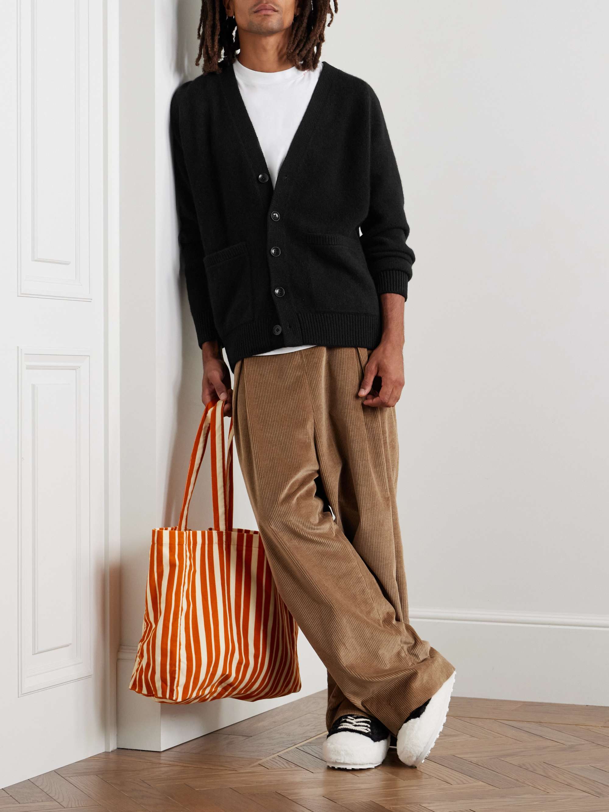 THE ELDER STATESMAN Cashmere Cardigan
