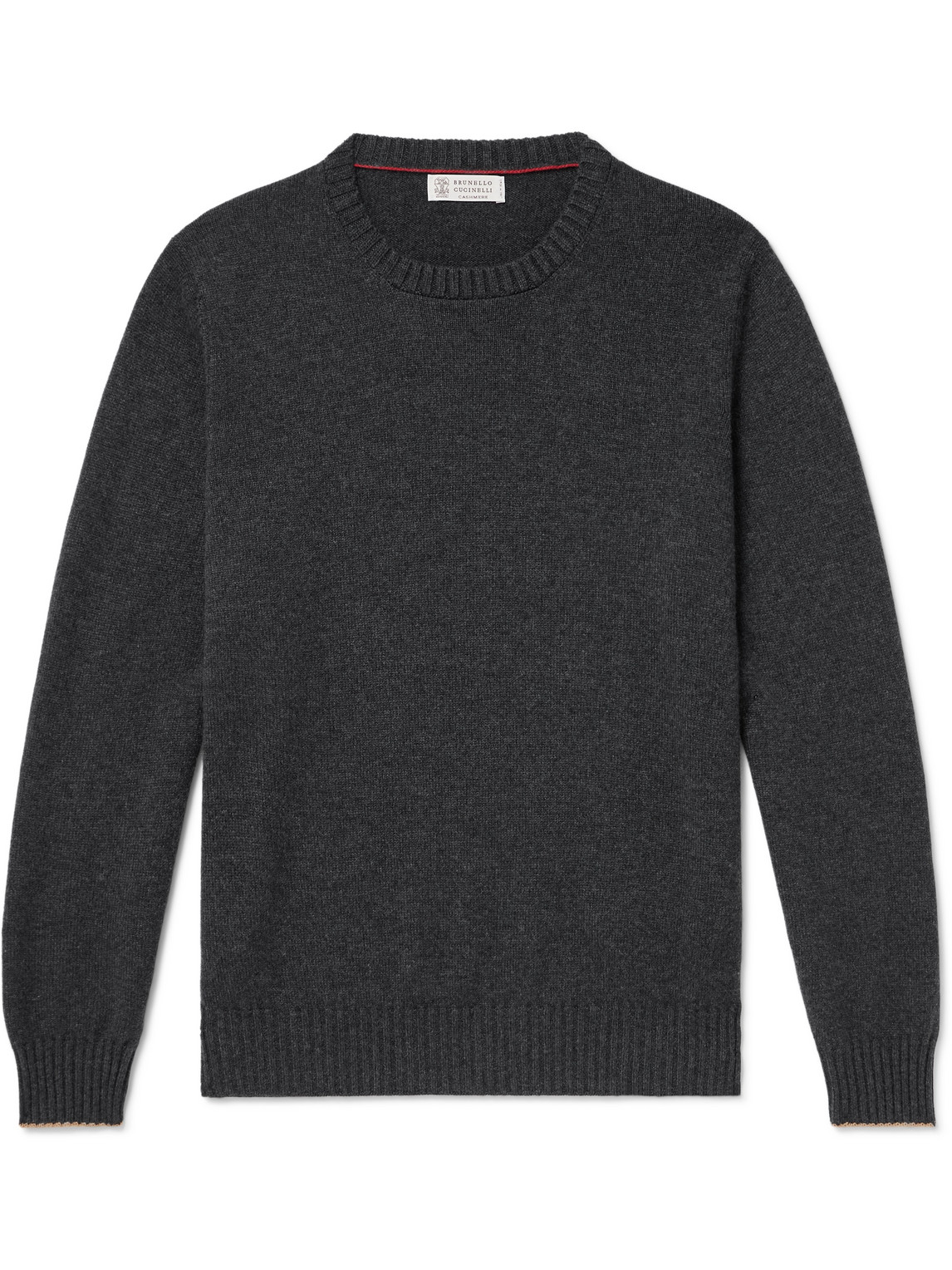 Brunello Cucinelli Cashmere Jumper In Grey