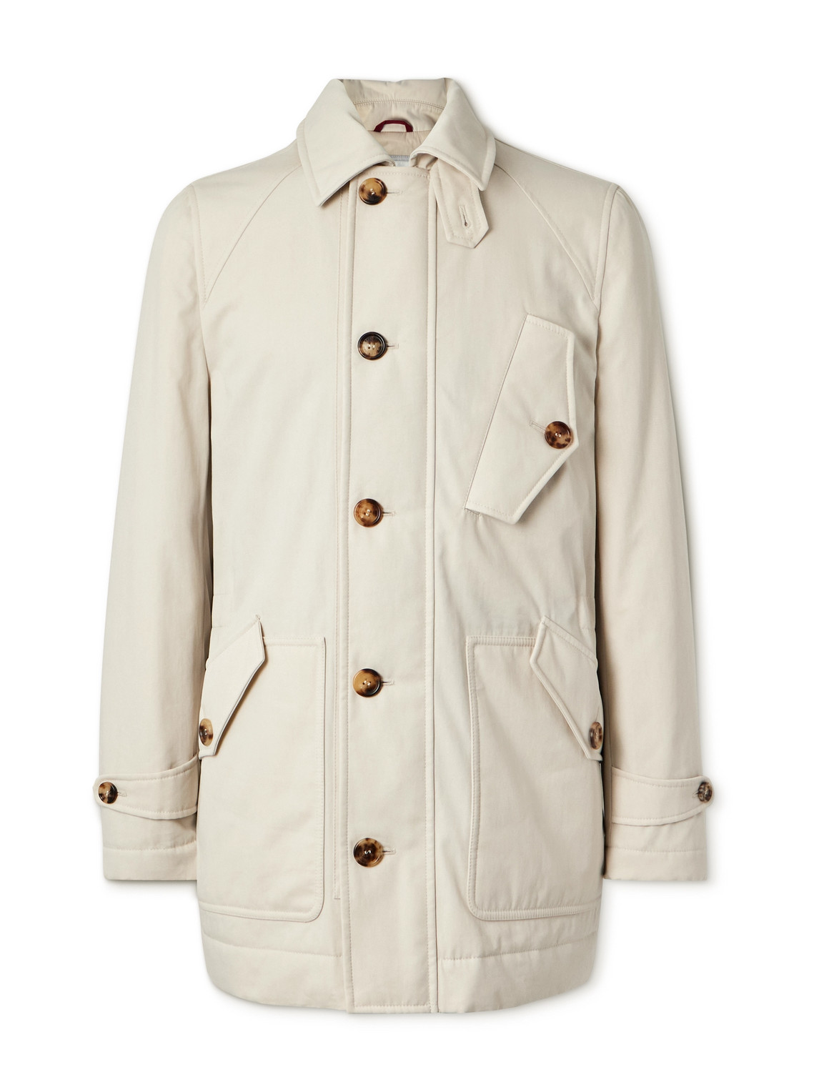 Padded Cotton-Blend Gabardine Jacket - Men | Image | 0