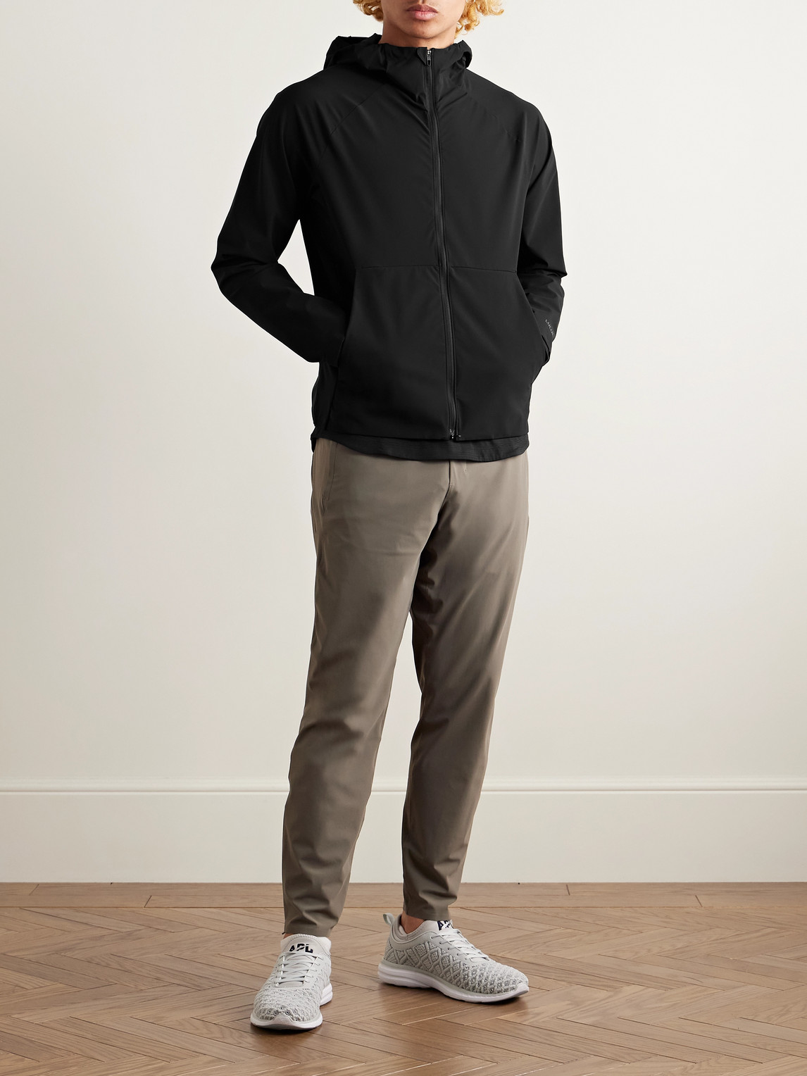 LULULEMON PACE BREAKER RECYCLED-NYLON AND LYCRA®-BLEND HOODED JACKET