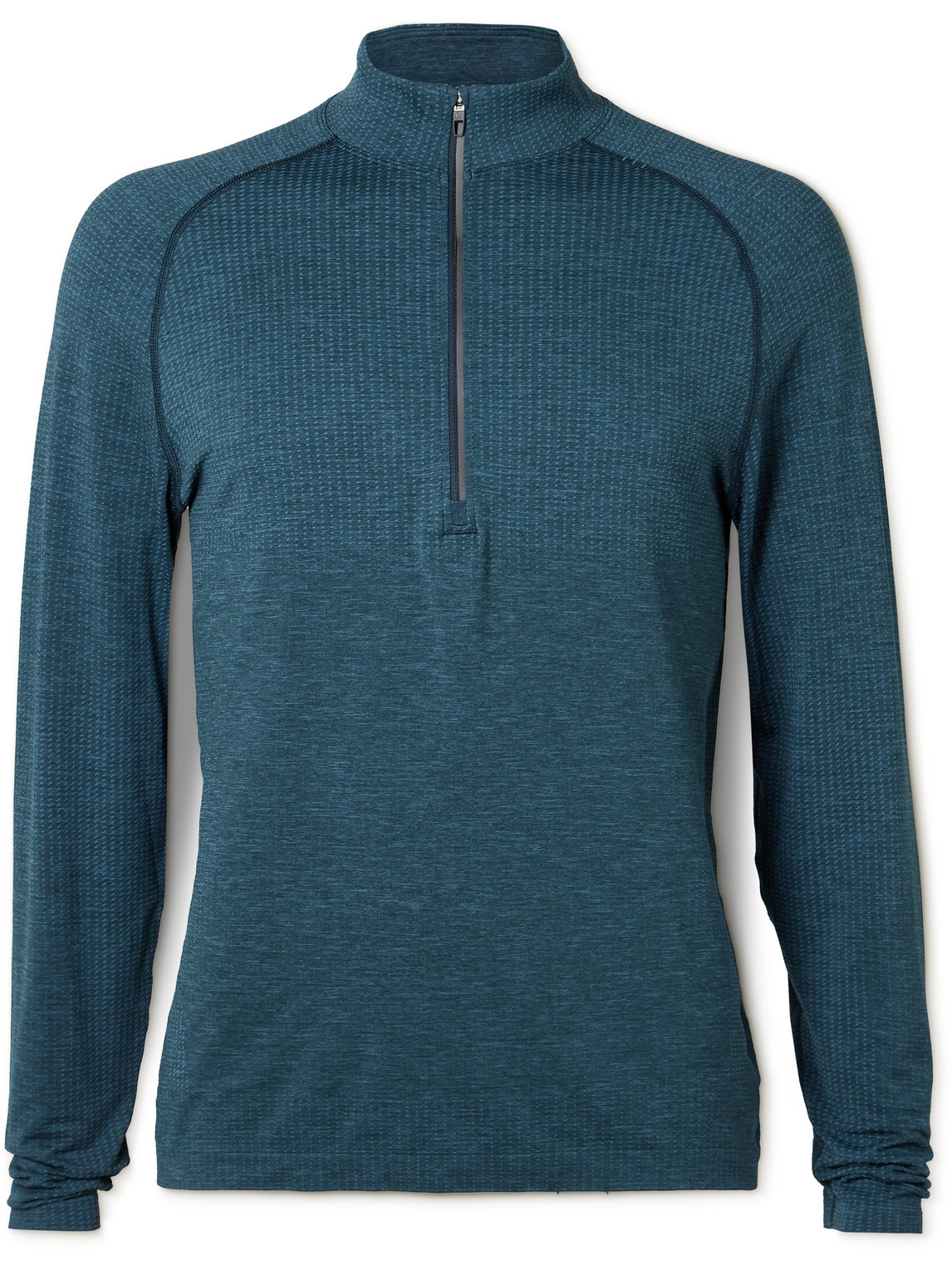 Lululemon Metal Vent Tech 2.5 Slim-fit Stretch-jersey Half-zip Top In Blue