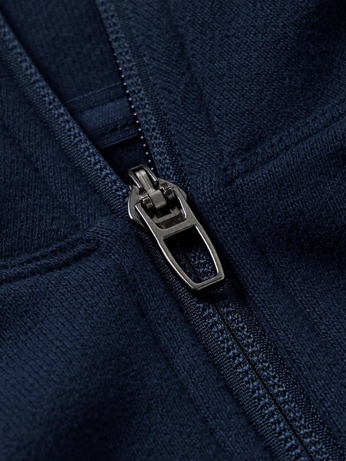 Lululemon Steady State Cotton-blend Jersey Half-zip Sweatshirt In Blue