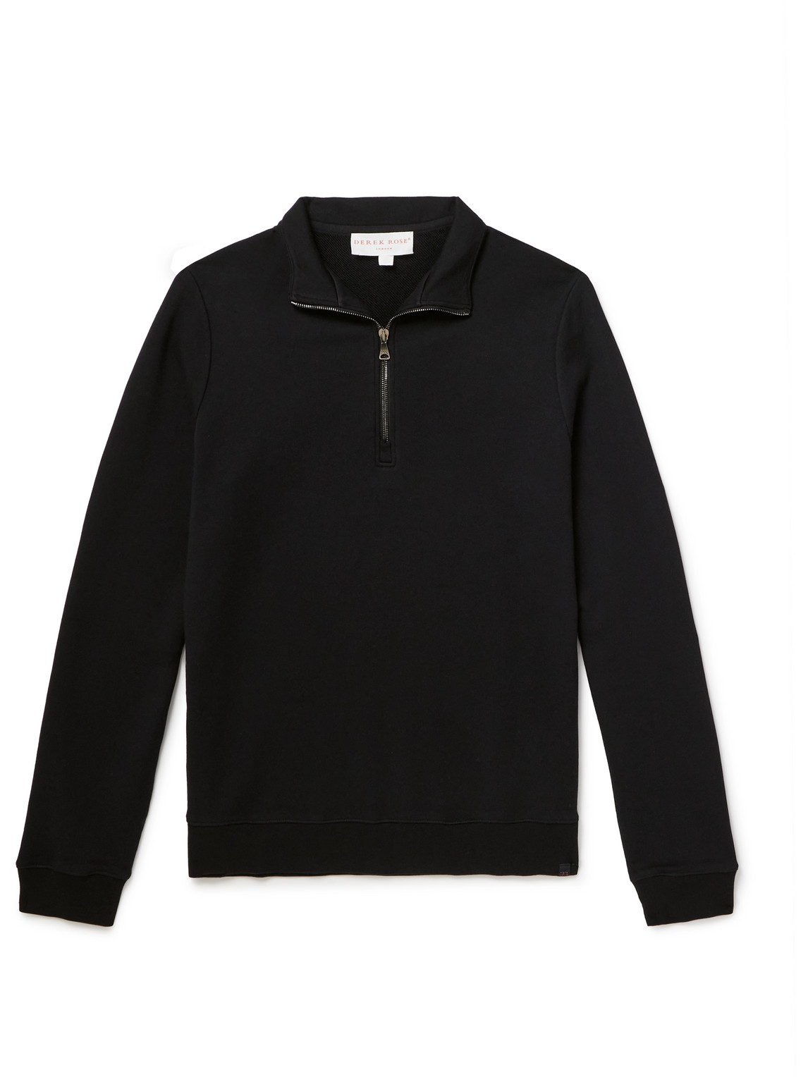 Quinn Cotton and Modal-Blend Jersey Half-Zip Sweatshirt