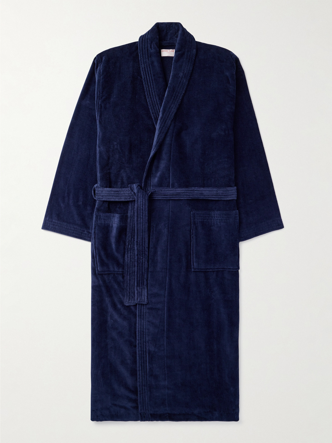 Derek Rose Belted Cotton-Terry Robe - Men