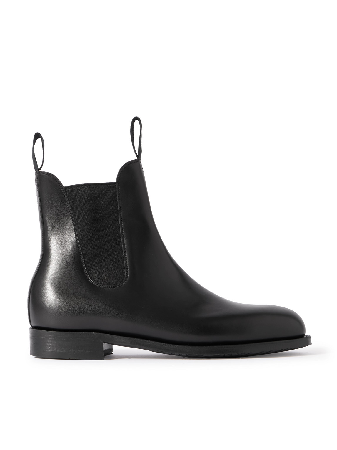 Jm Weston Leather Chelsea Boots In Black