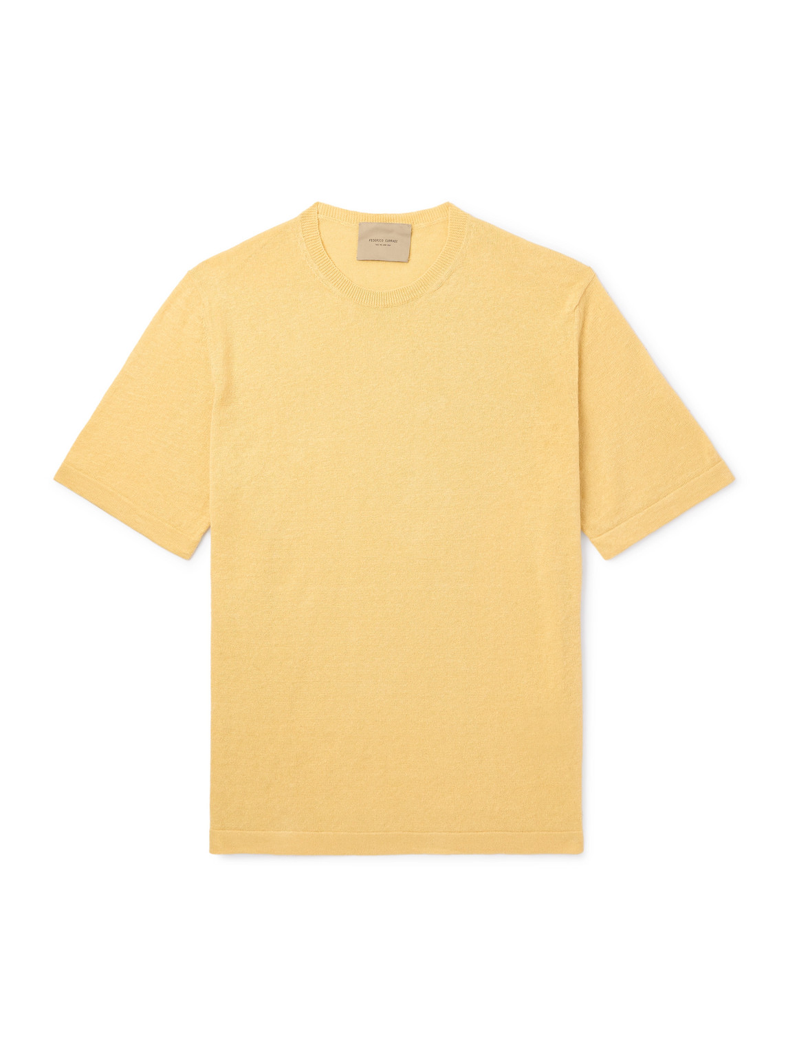 Linen and Organic Cotton-Blend T-Shirt