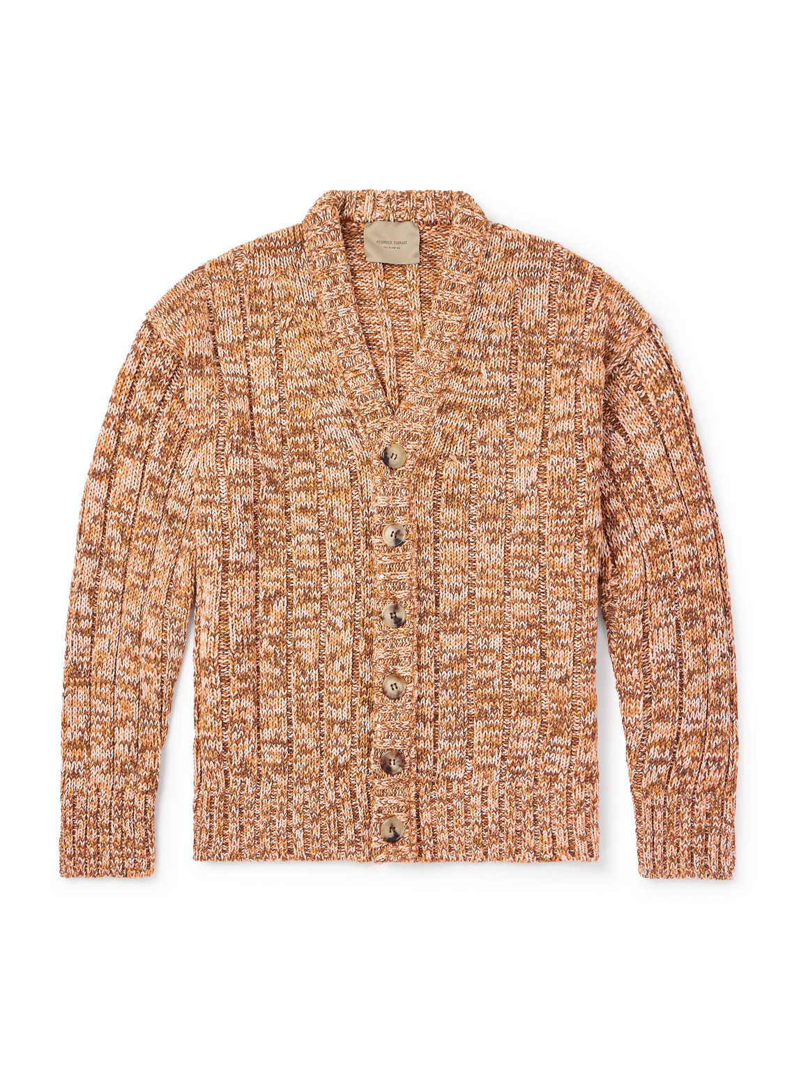 Ribbed Mulberry Silk Cardigan