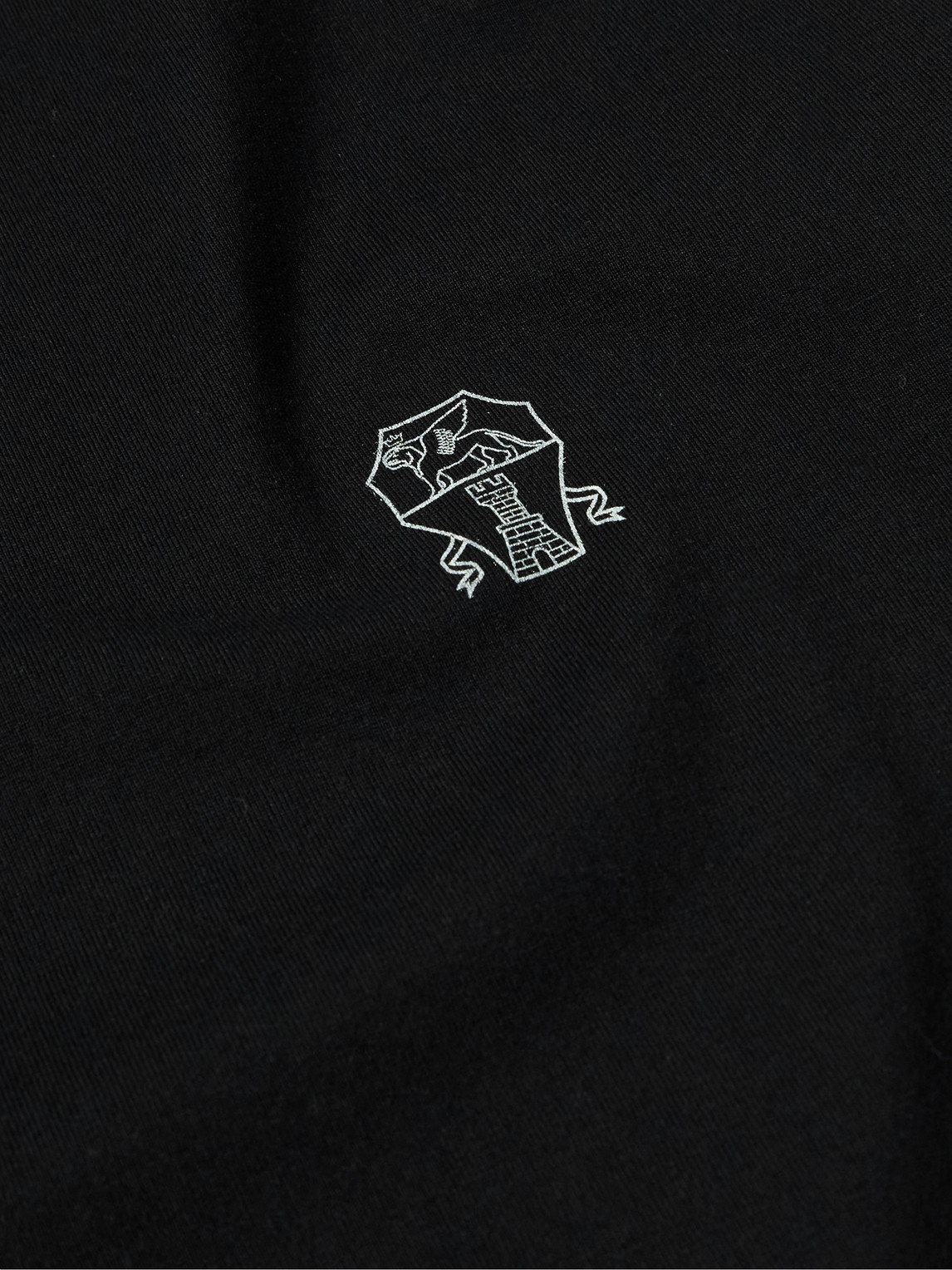 Brunello Cucinelli Cotton Jersey Crew Neck T-shirt With Logo Clothing In Black