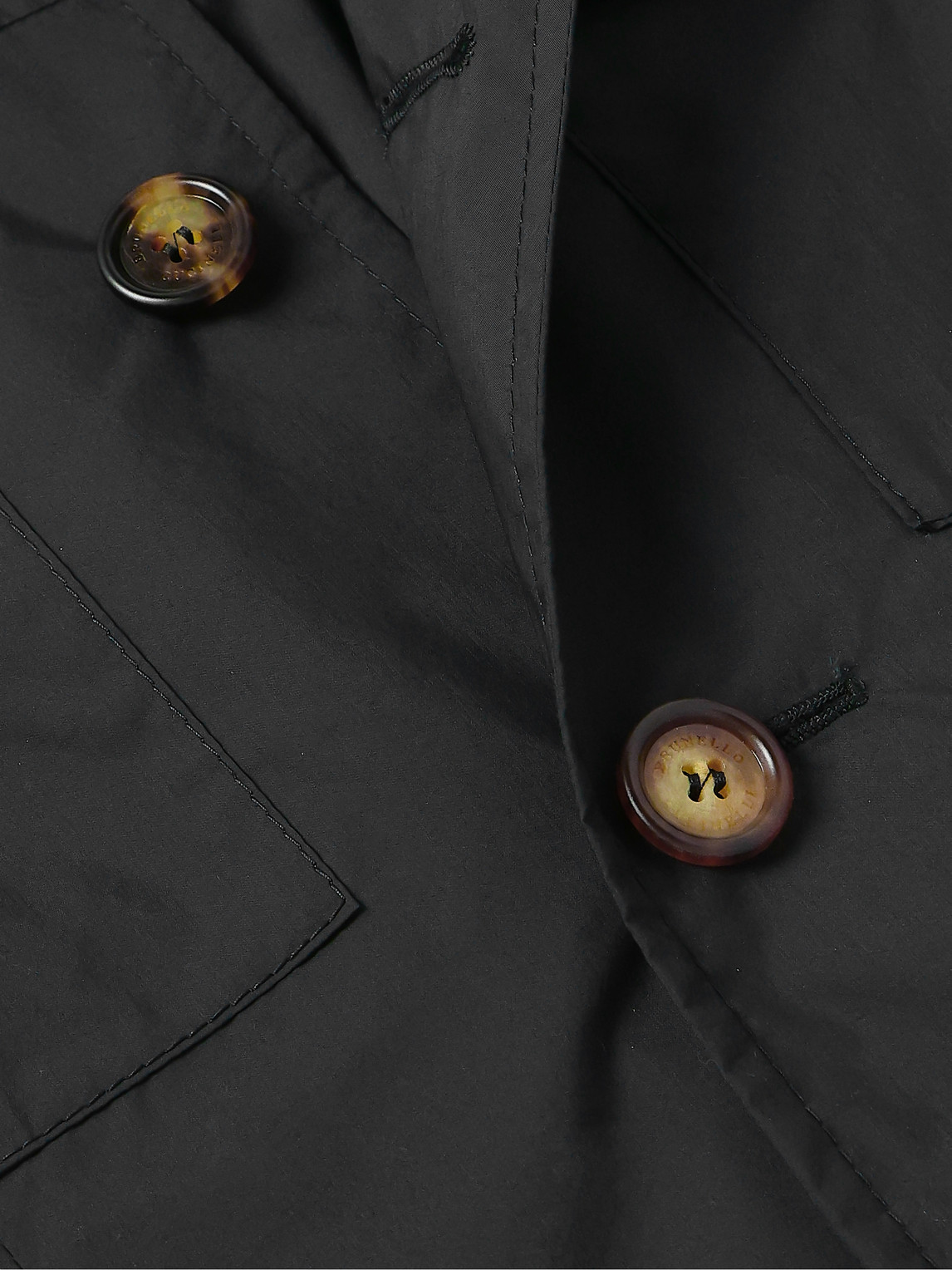 Brunello Cucinelli Cotton-blend Field Jacket In Black